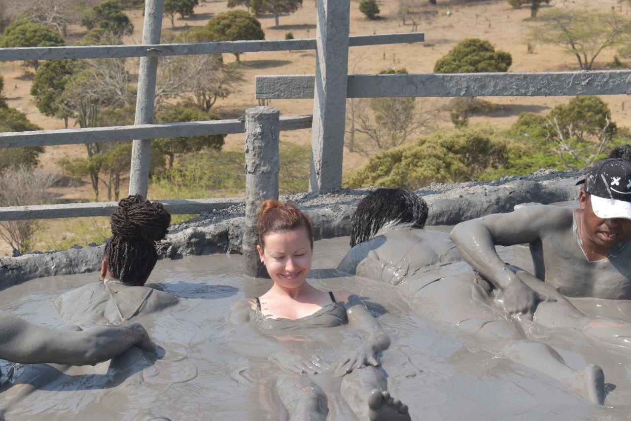Cartagena Mud Volcano, Beach, and Hotel Pool Day Trip