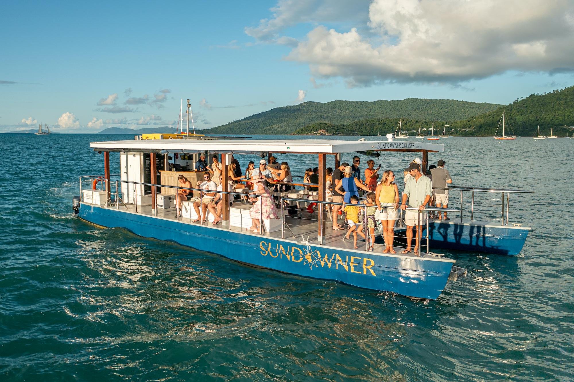 Airlie Beach Sunset Catamaran Cruise with Sparkling Wine