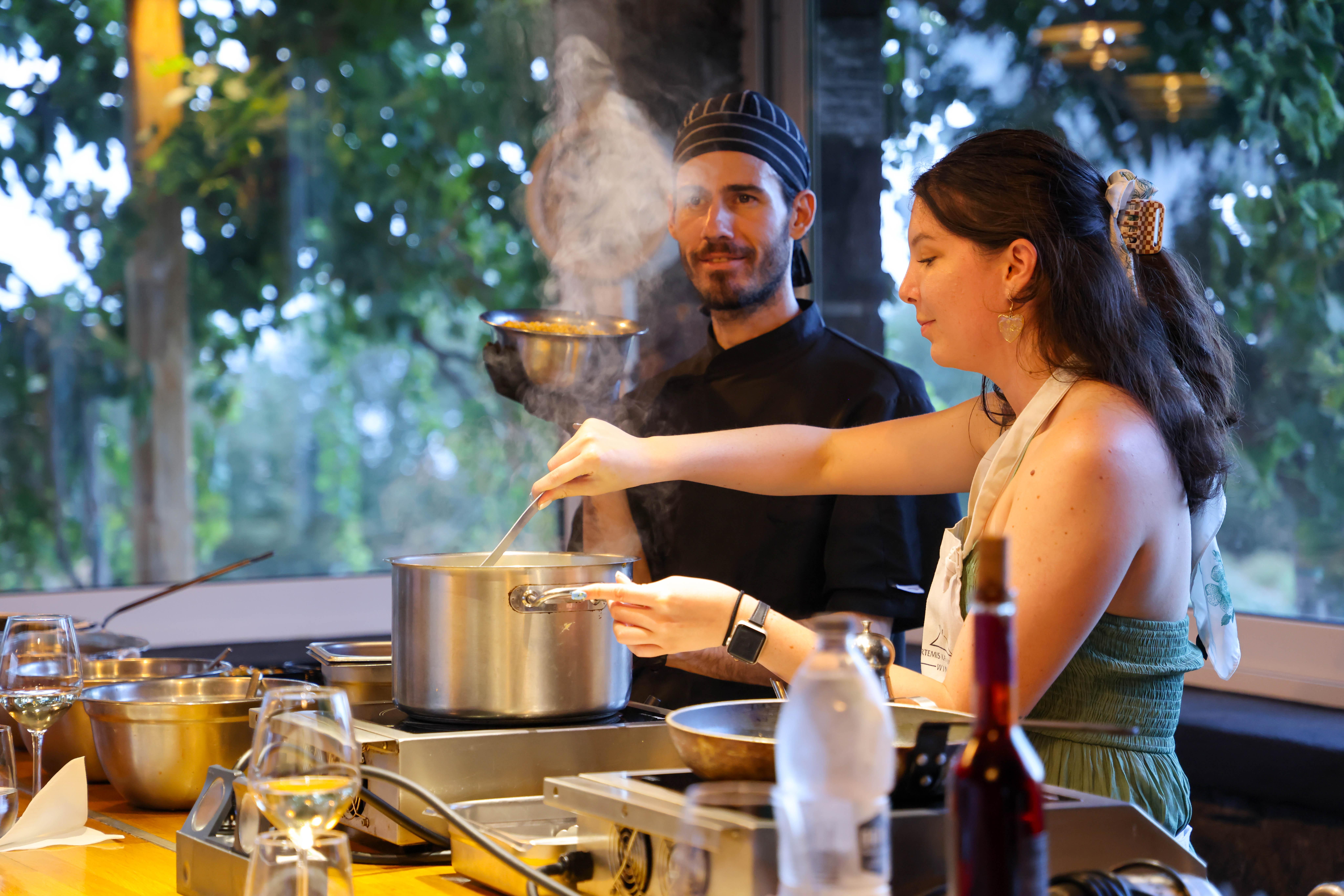 Santorini Winery Tour with Cooking Class