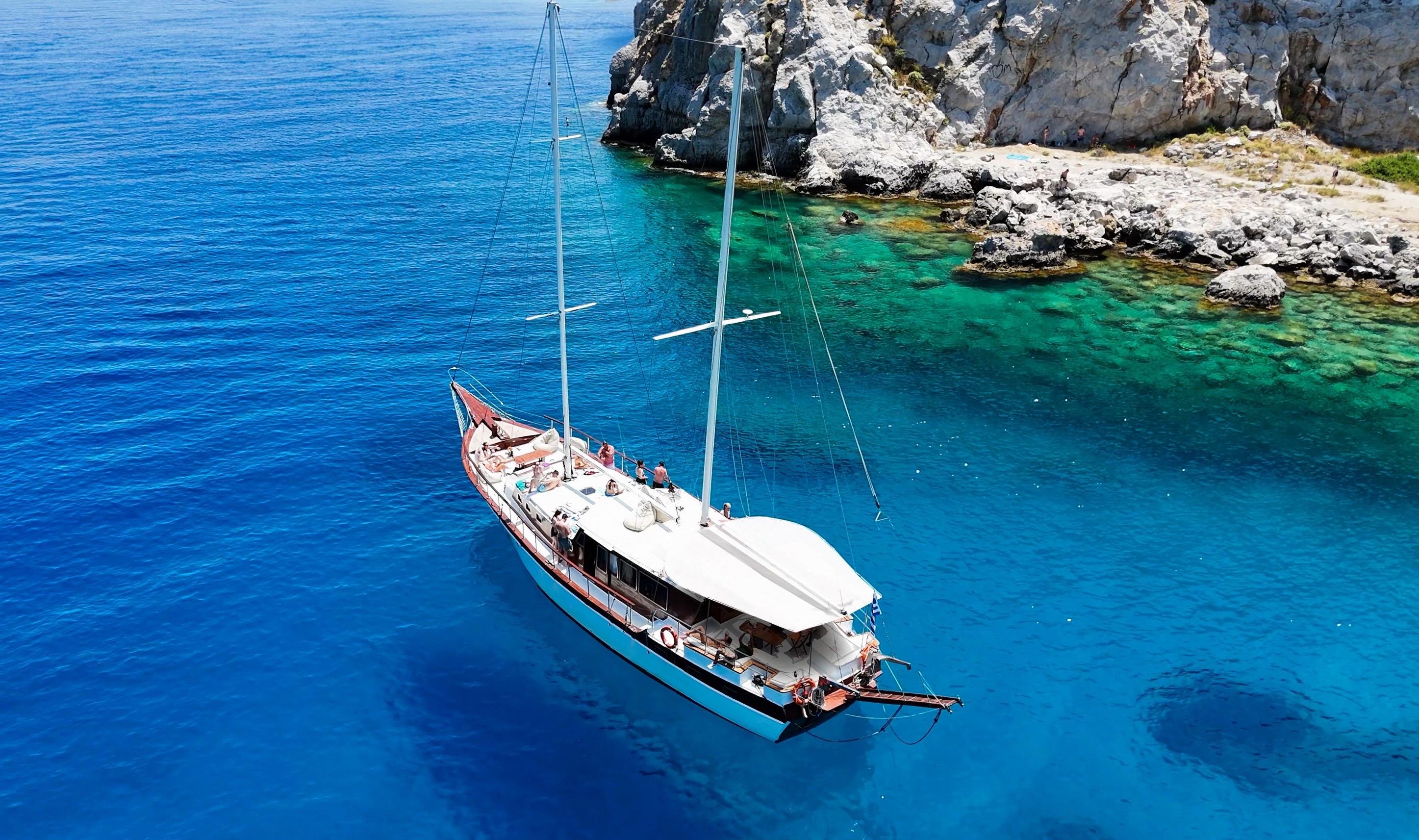Rhodes East Coast Cruise with Swimming Stops & Lunch