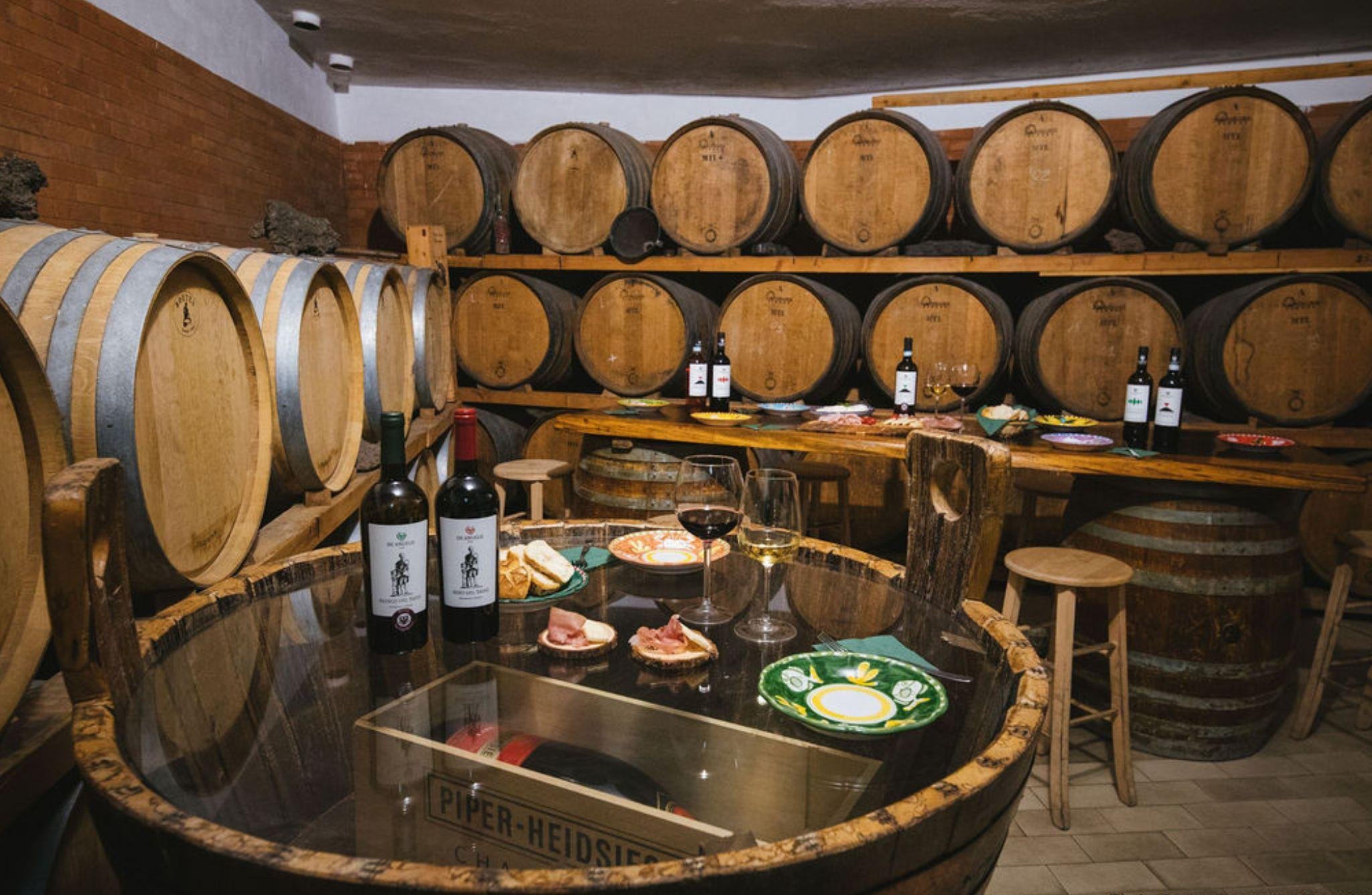 Sorrento DOP Winery Tour with Wine & Antipasto Tasting