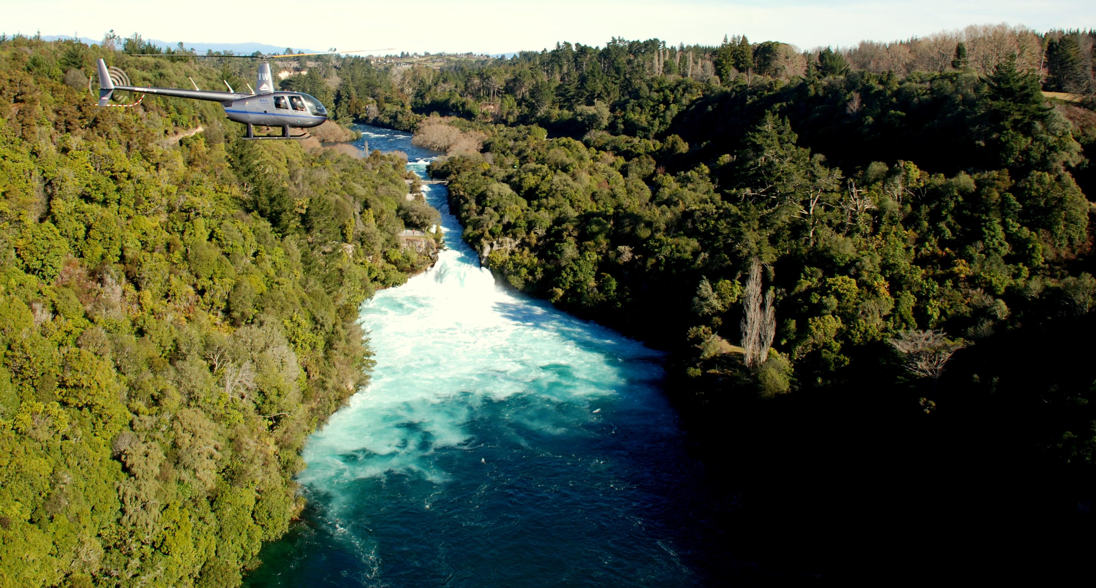 Huka Falls Helicopter Flight