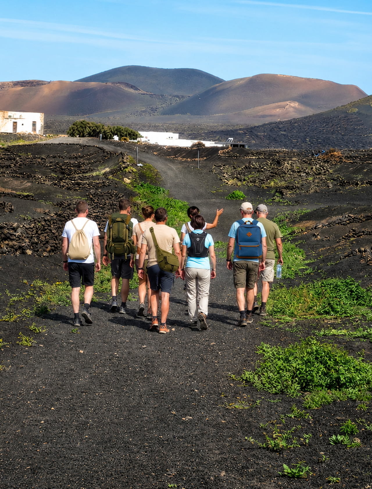 La Geria Volcano Trek with Winery Tasting