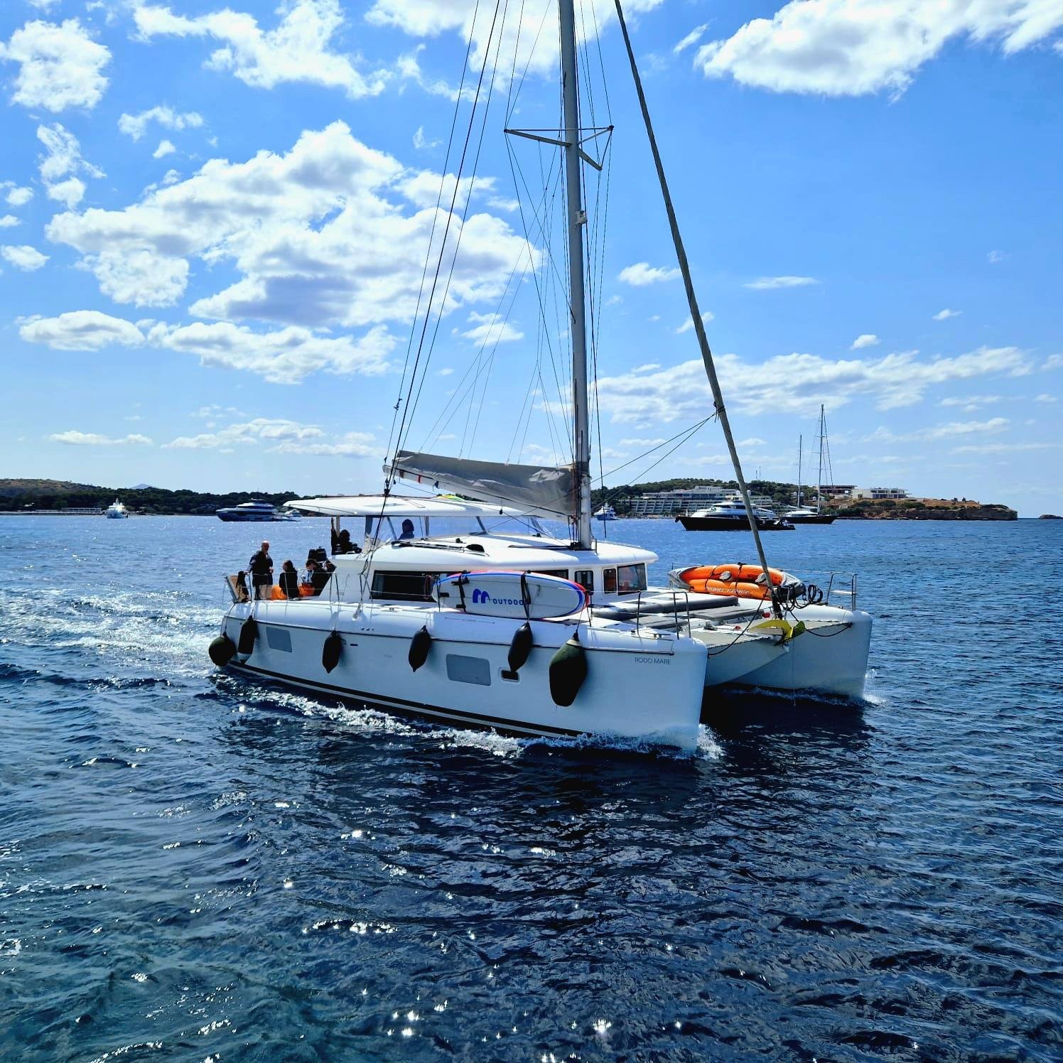 Athens Riviera Catamaran Sailing with Meal & Drinks