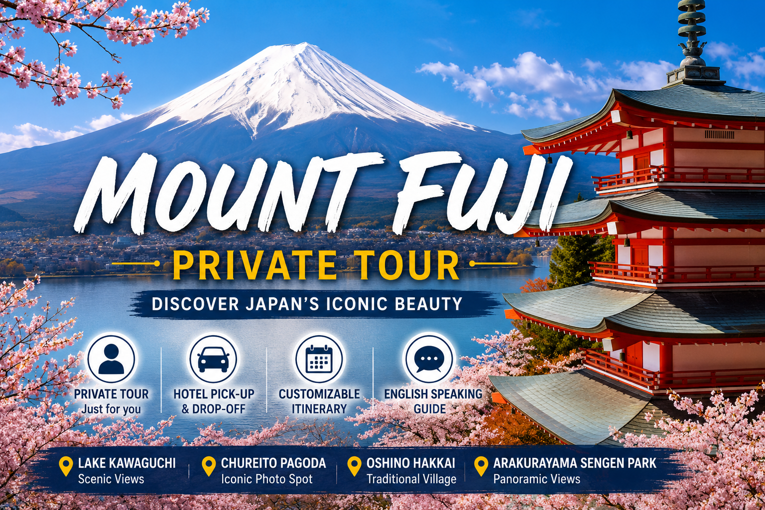 Mount Fuji Private Day Tour from Tokyo with English-Speaking Driver