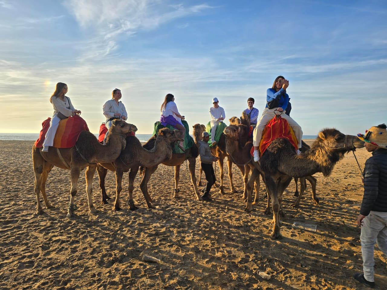 Tangier Beach Camel Ride at Sunset with Tea & Cape Spartel
