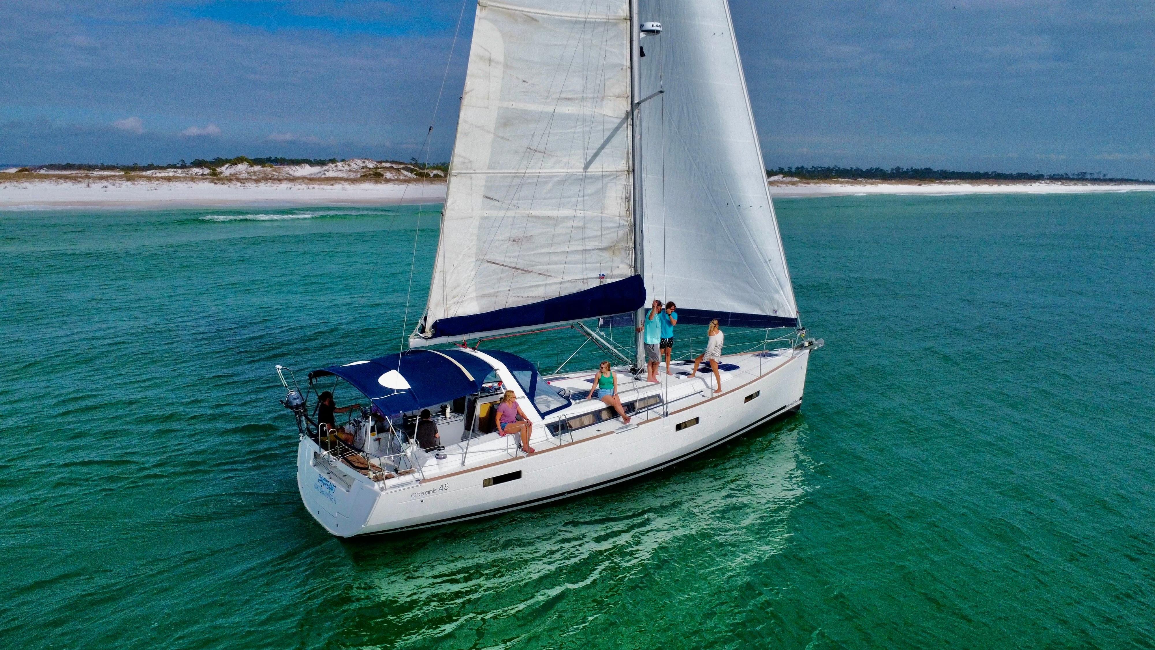 Sunset Sail on Daydreams Sailboat