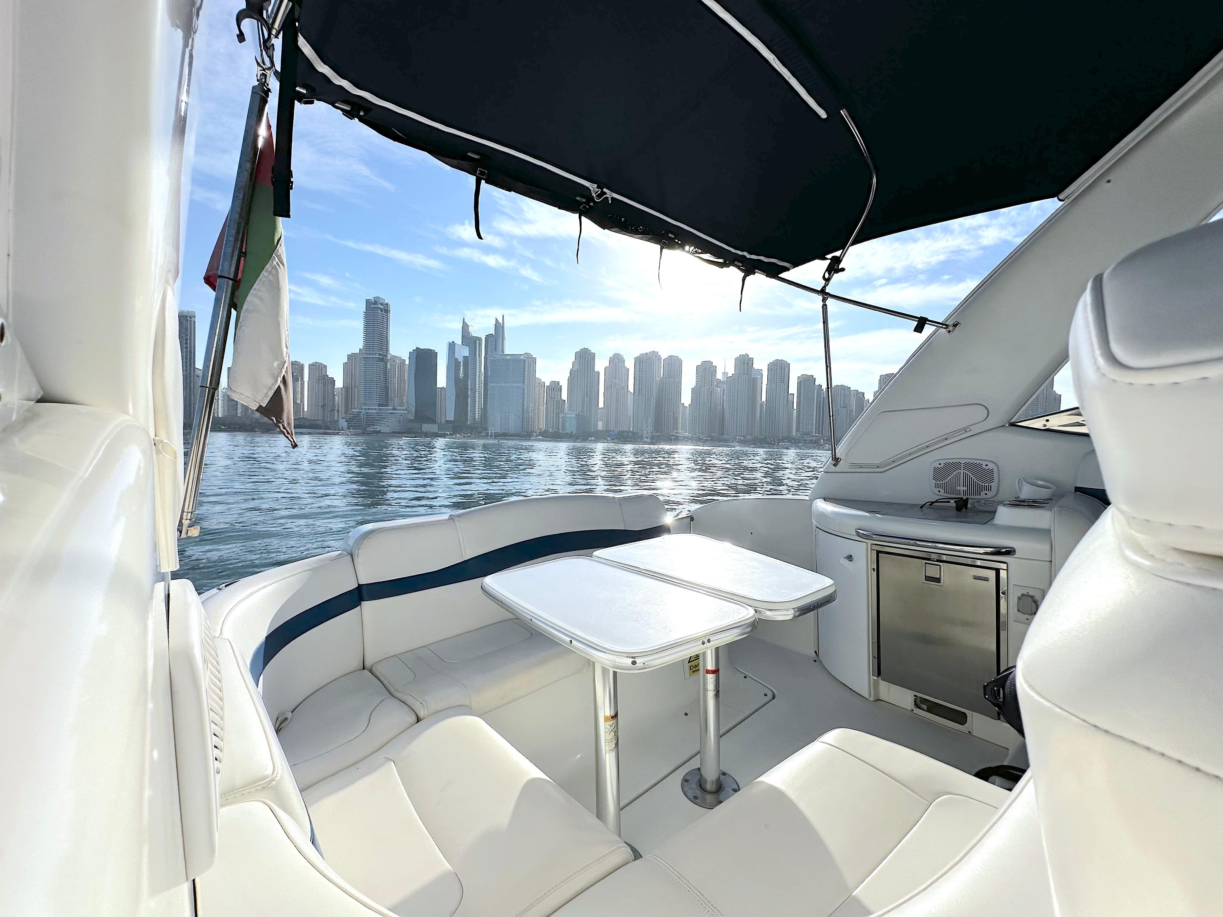 Dubai Private Yacht Cruise – Exclusive 34FT Sports Yacht Experience