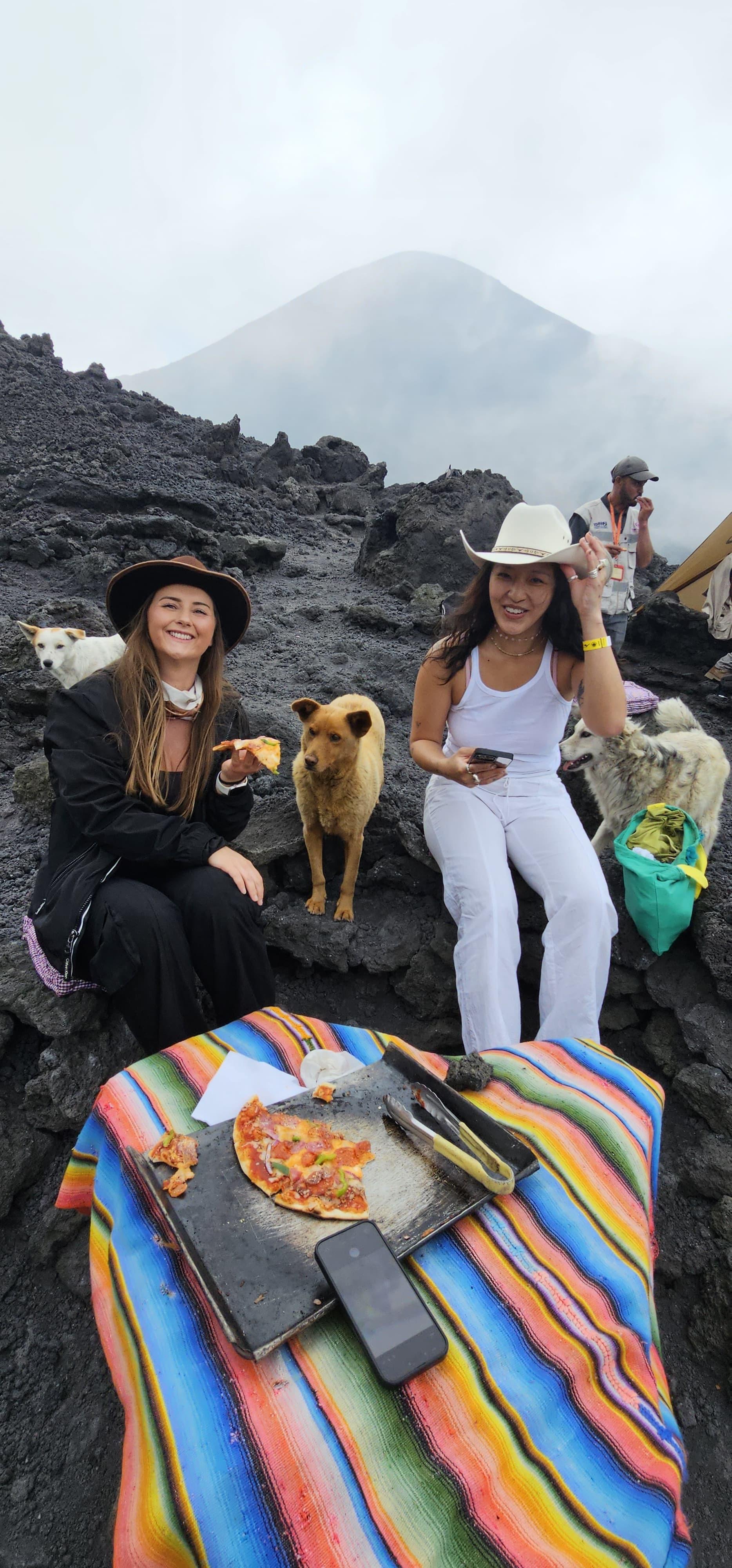 Pacaya Volcano Hike with Volcano-Cooked Pizza & Marshmallows
