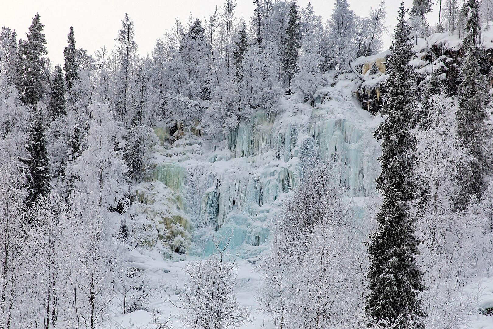 Korouoma Canyon Frozen Waterfall Private Winter Hike