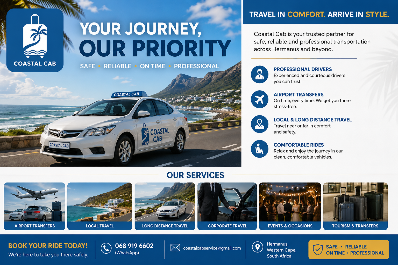 Private Airport Transfer to Hermanus