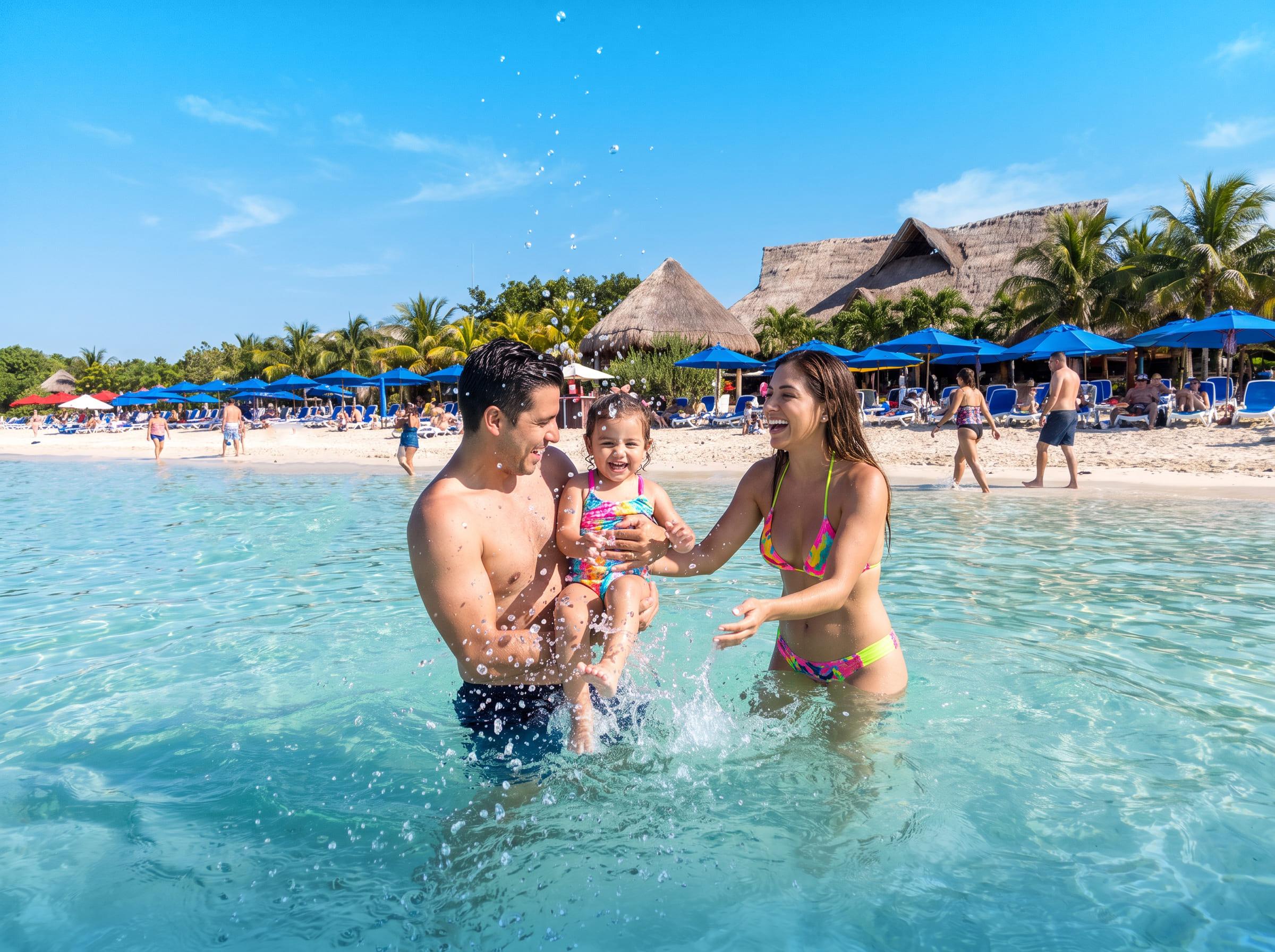 Kuzá Beach & Adventure Park with Ferry from Playa del Carmen
