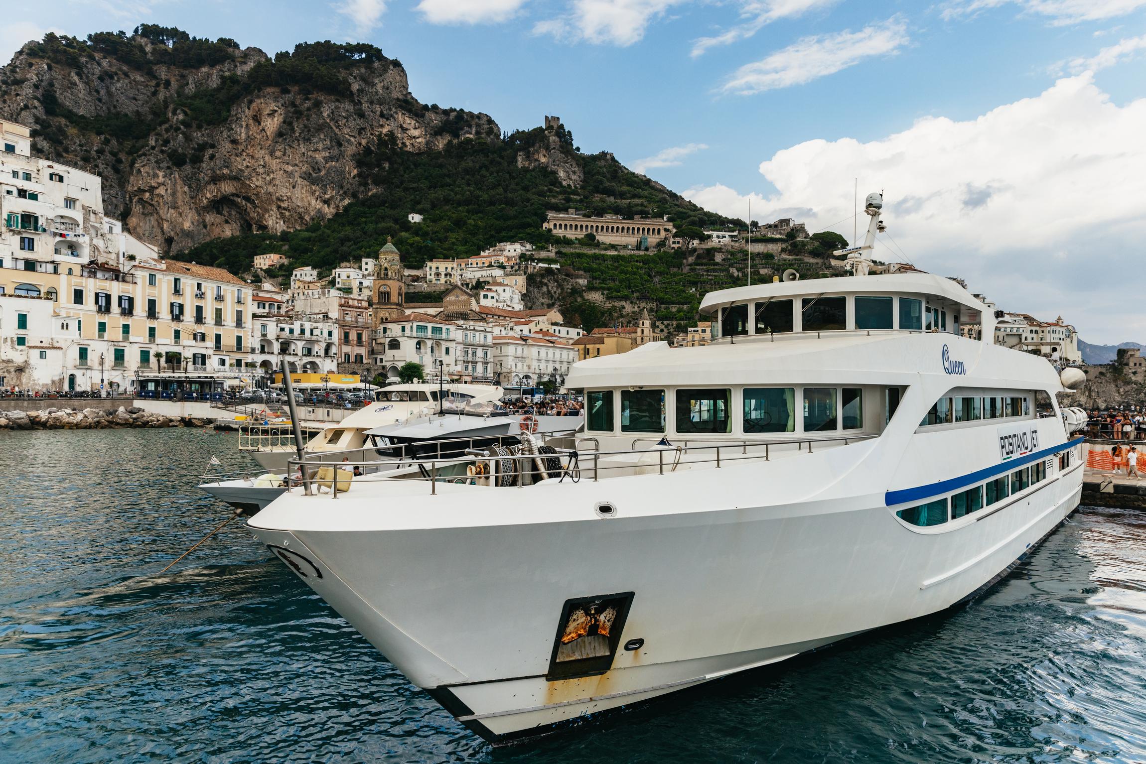 Rome to Amalfi Coast & Positano Day Trip with Optional Boat Cruise