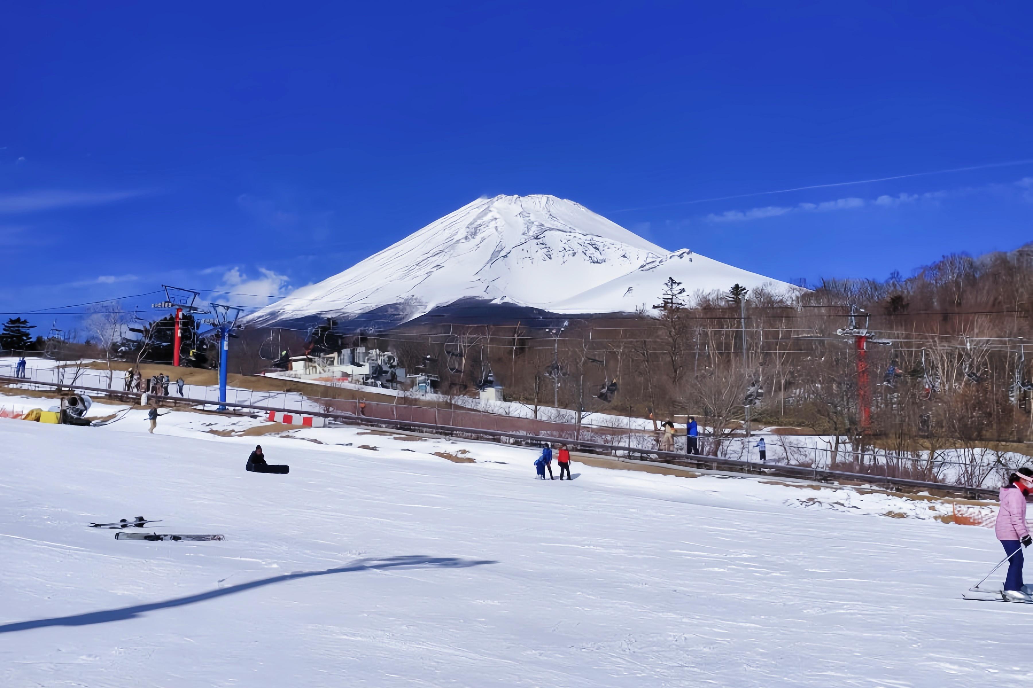 Mount Fuji Snow Day: Skiing & Winter Fun at Yeti Resort from Tokyo