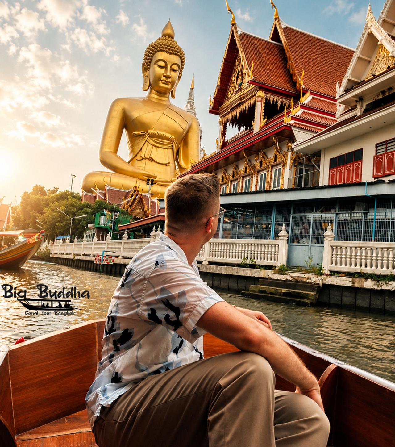 Private Thonburi Long-Tail Boat & Big Buddha Tour