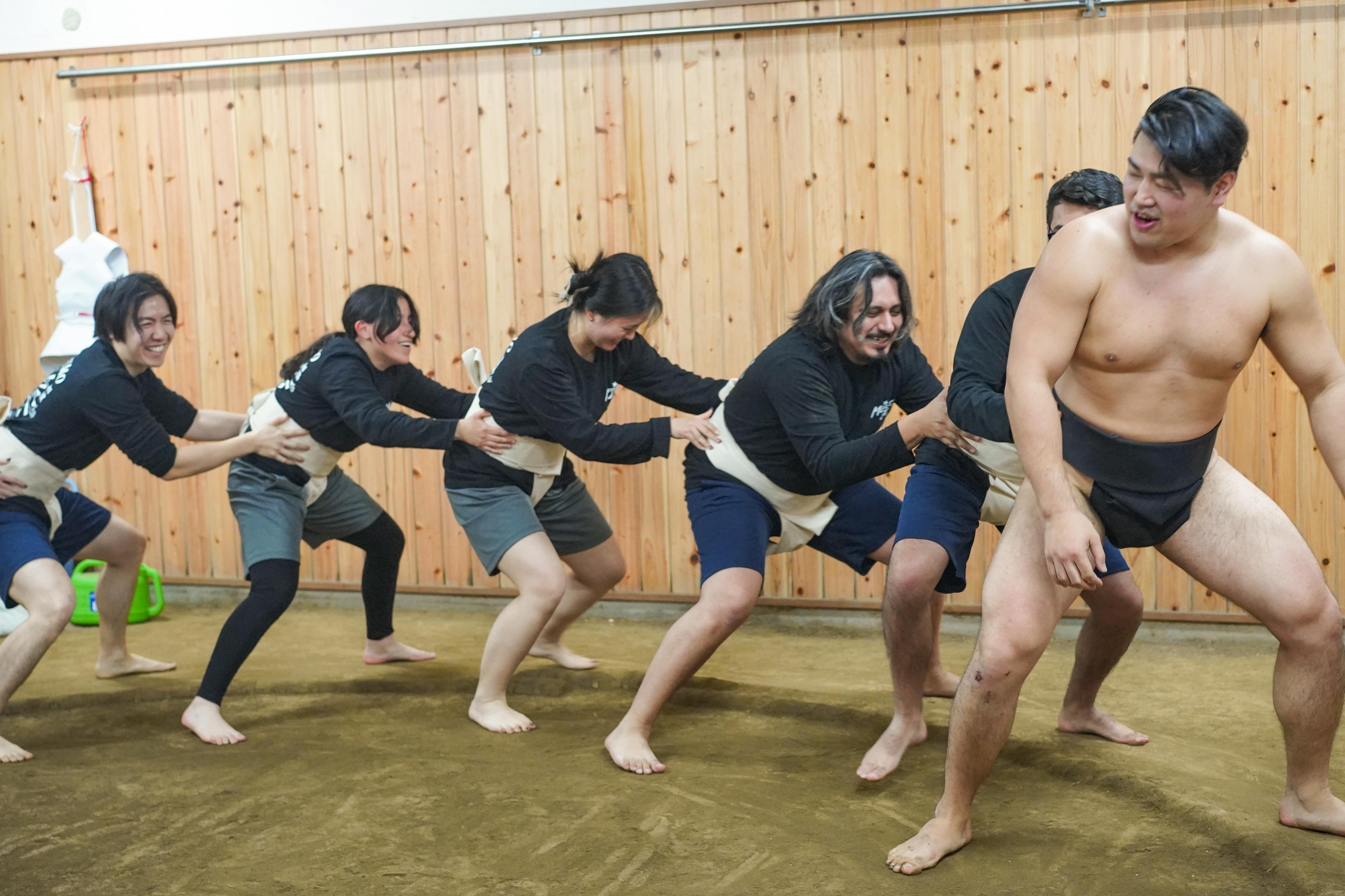 Sumo training experience near Tokyo — drills and bouts with ex-pro wrestlers — image 20