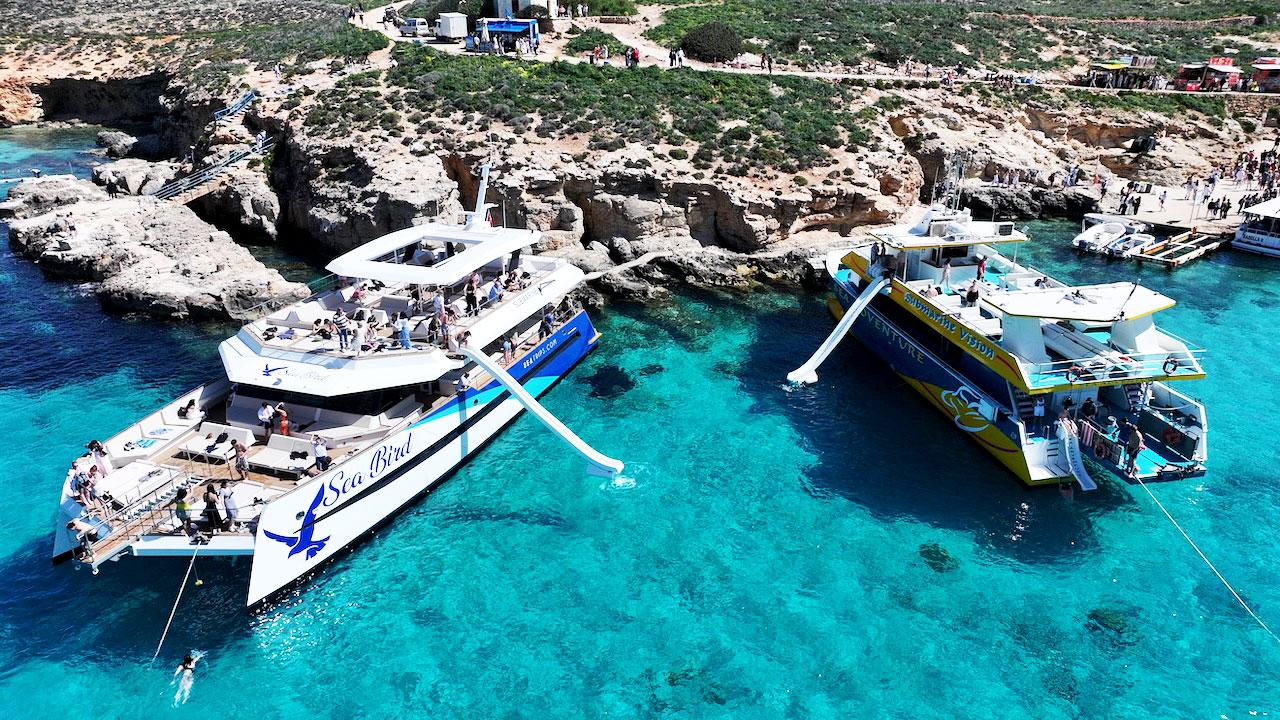 Comino Catamaran Cruise: Blue Lagoon & Crystal Lagoon