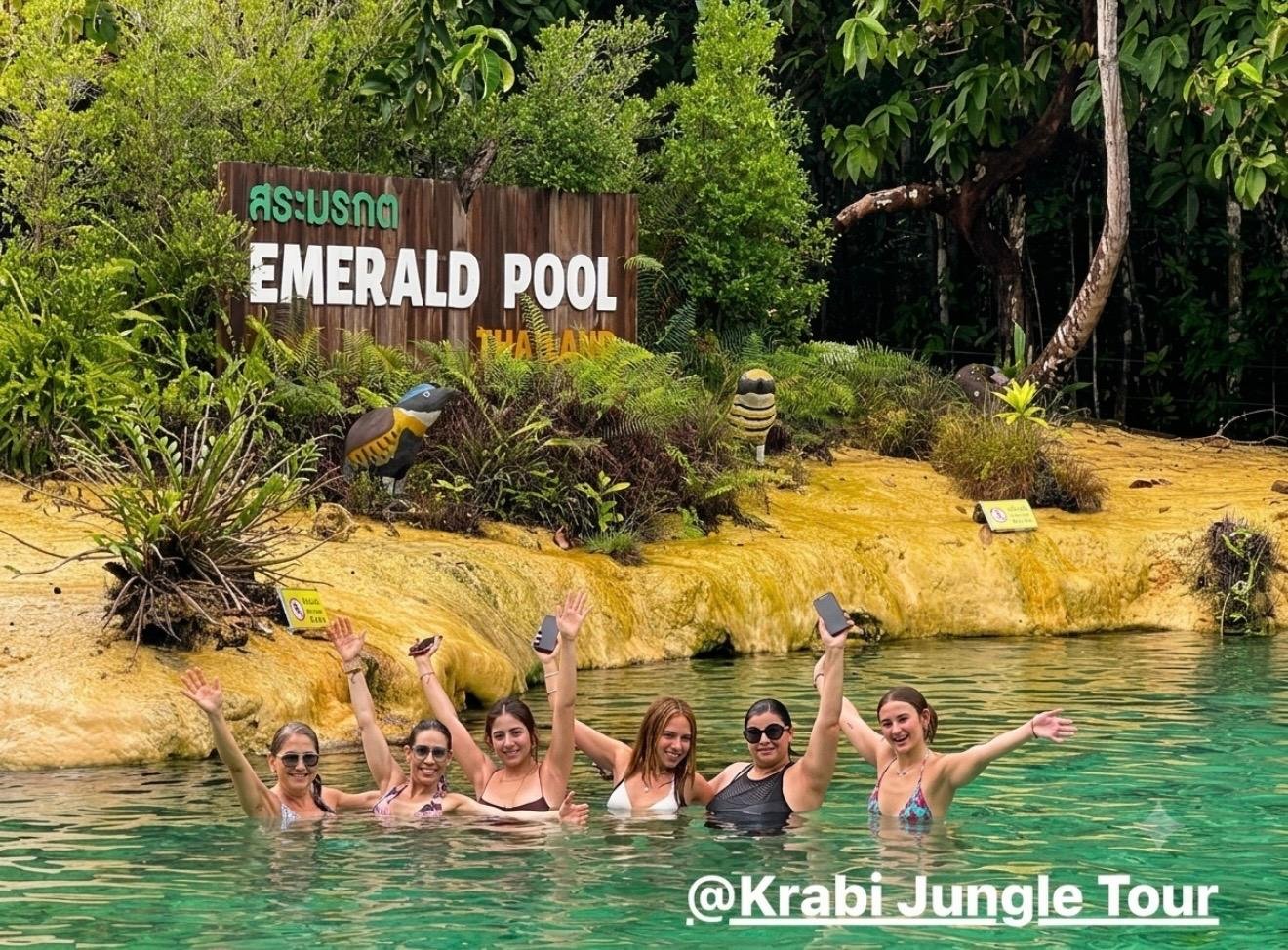 Krabi Jungle Day Tour: Hot Spring, Emerald Pool & Tiger Cave Temple