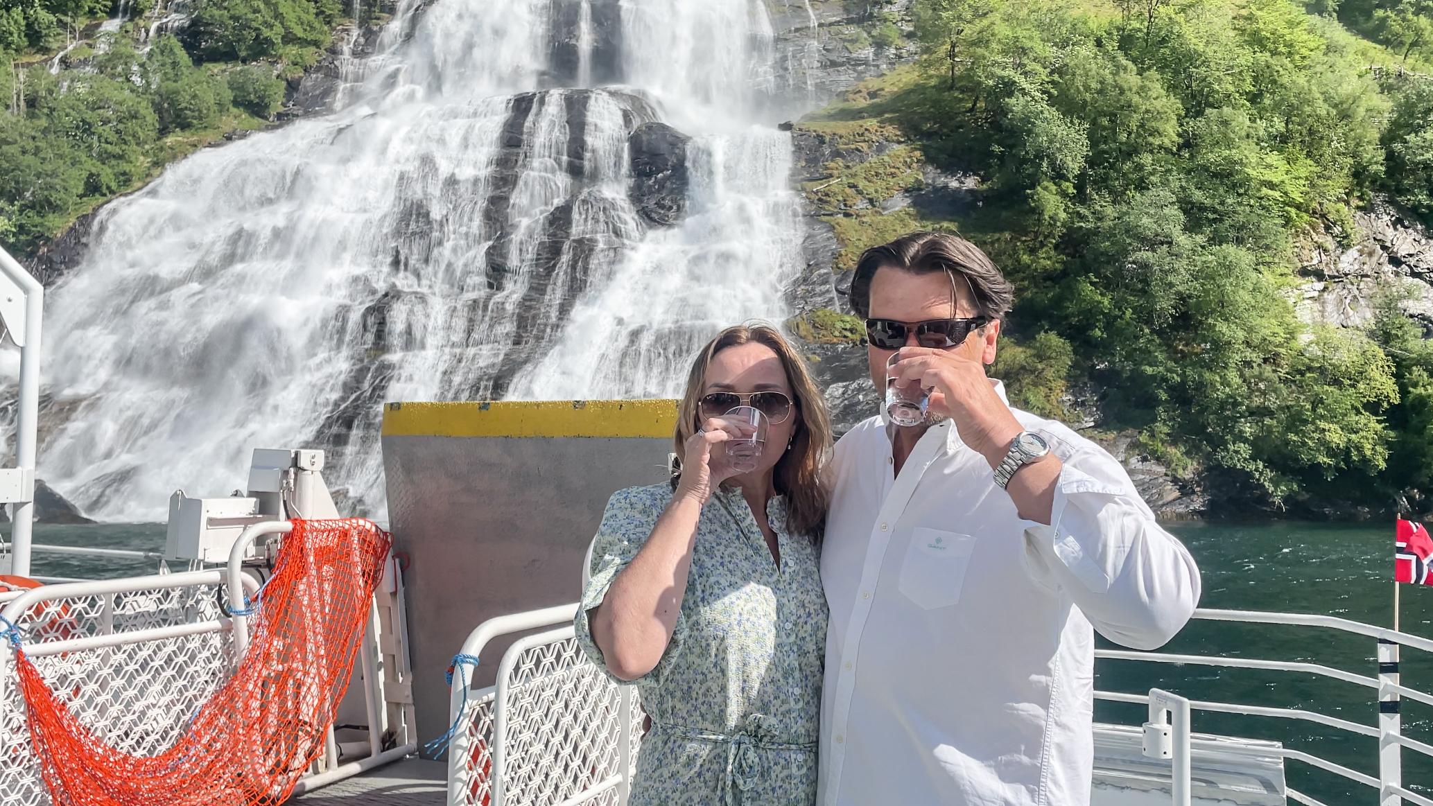 Geiranger Fjord Cruise with Waterfall Tasting