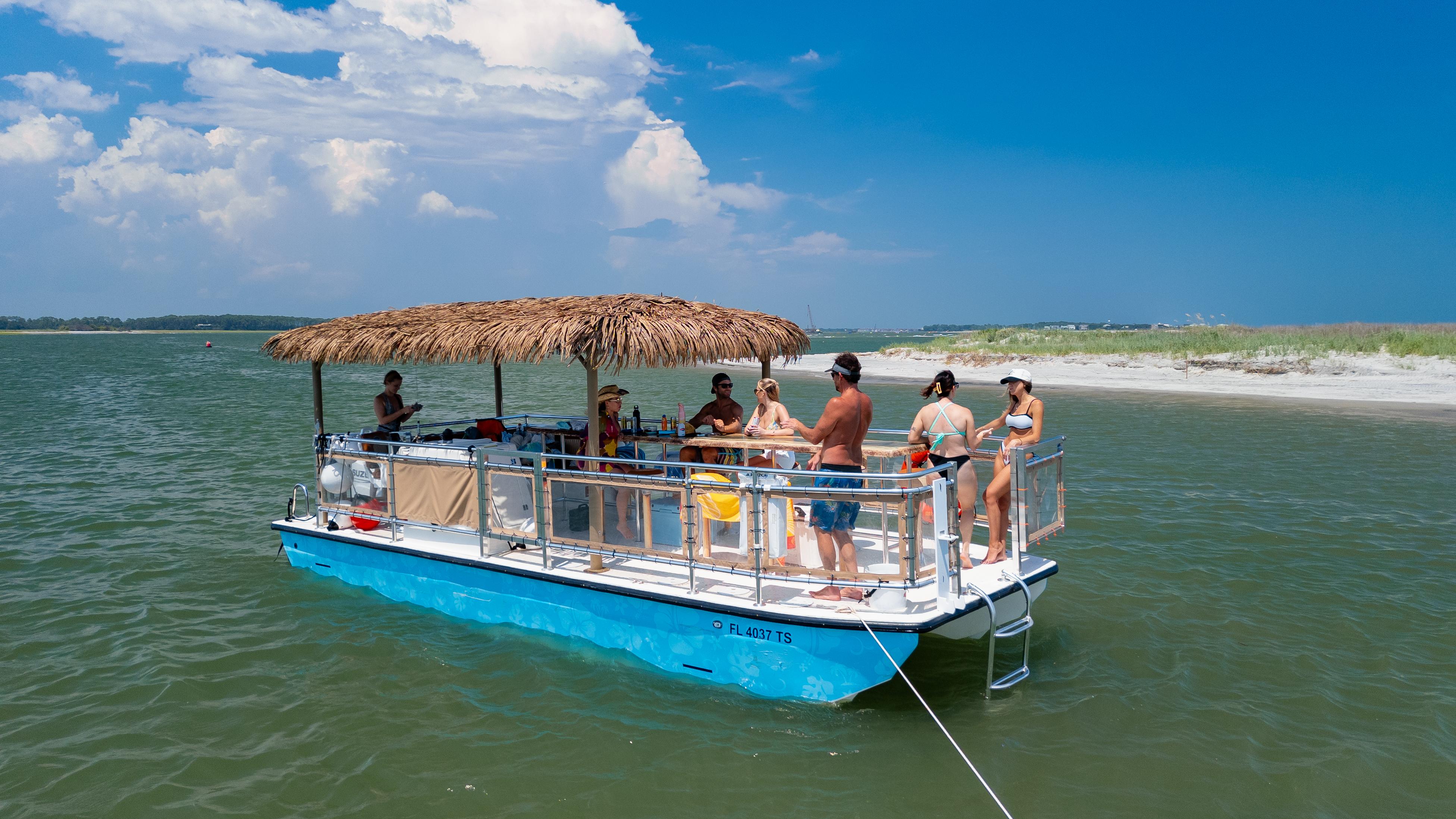 Folly Beach Tiki Boat Adventure
