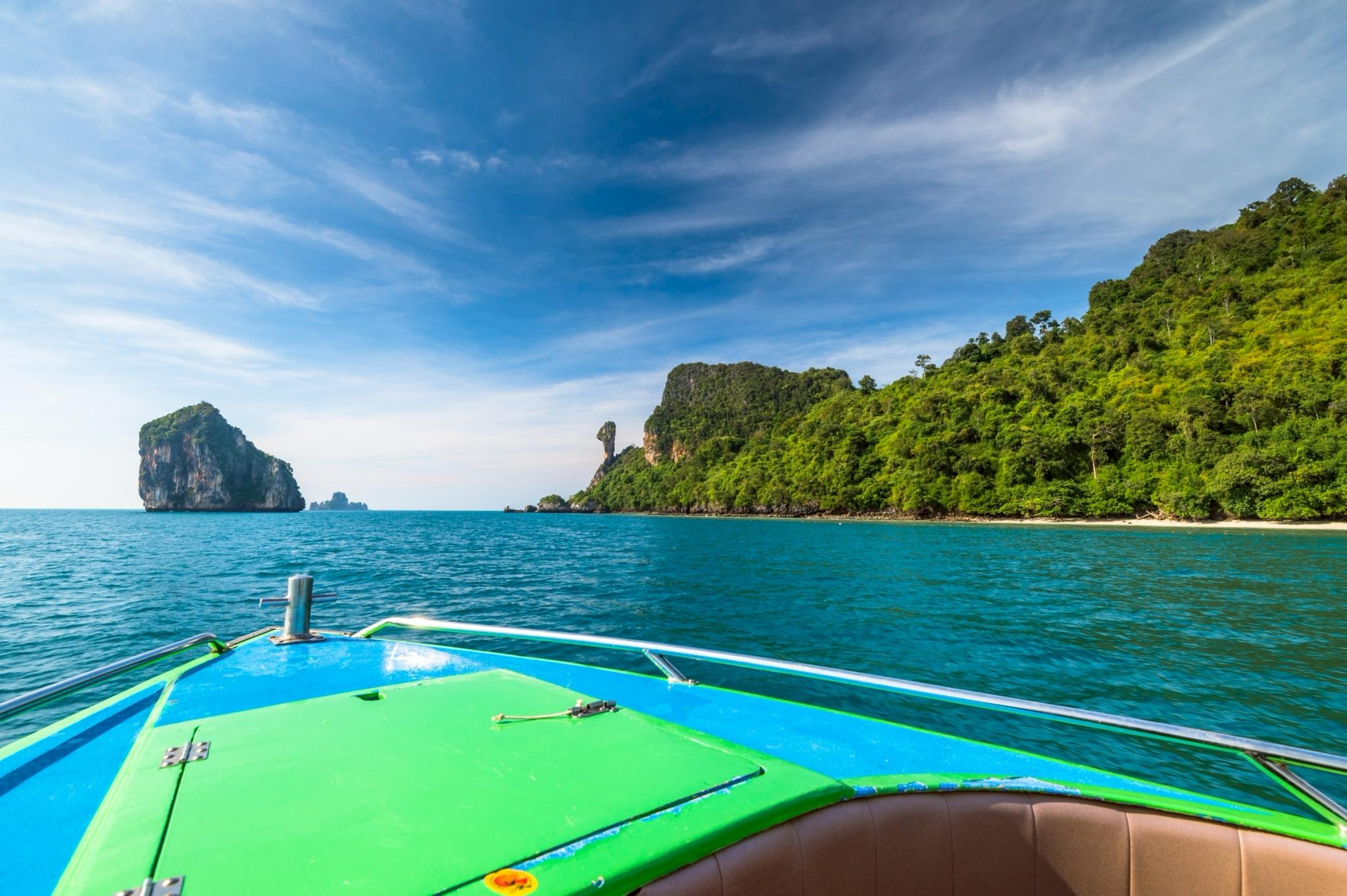 Krabi 4 Islands Longtail or Speedboat Day Trip