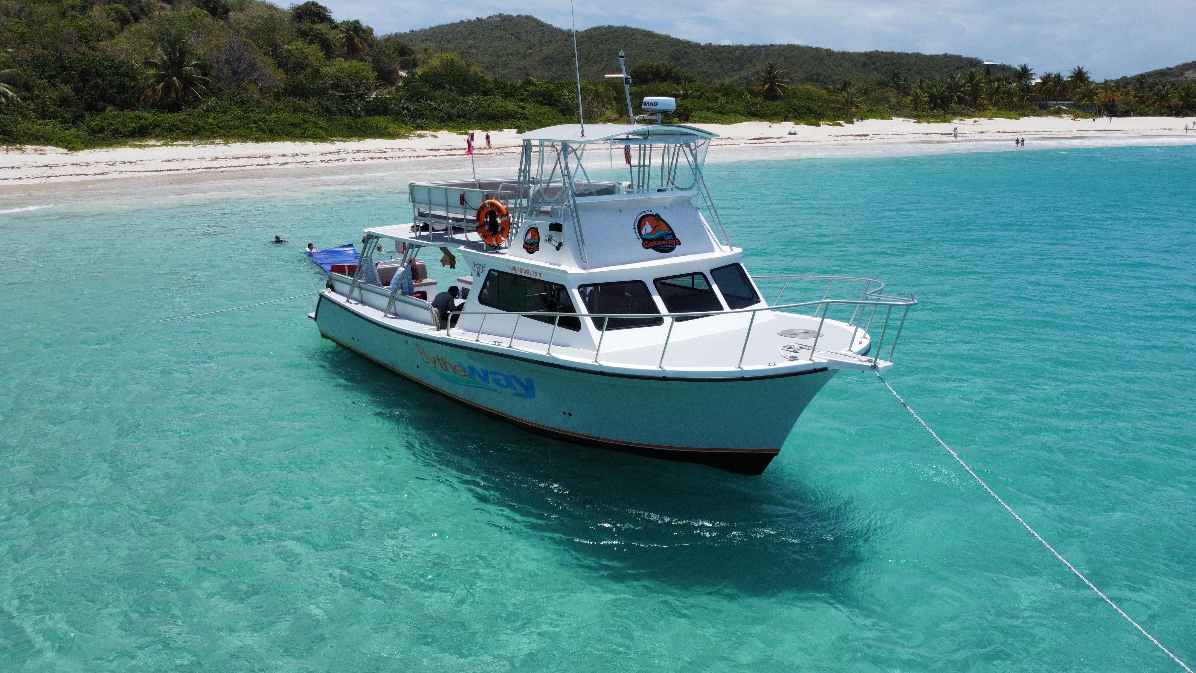 Culebra Power Boat Snorkeling & Flamenco Beach Adventure