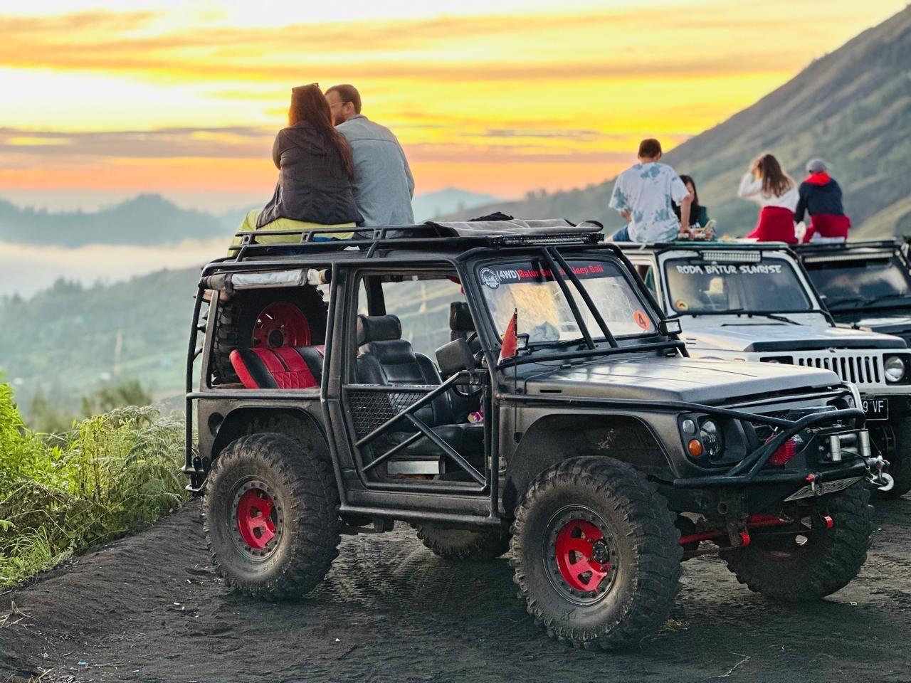 Bali Mount Batur Private Sunrise Jeep & Hot Springs Tour