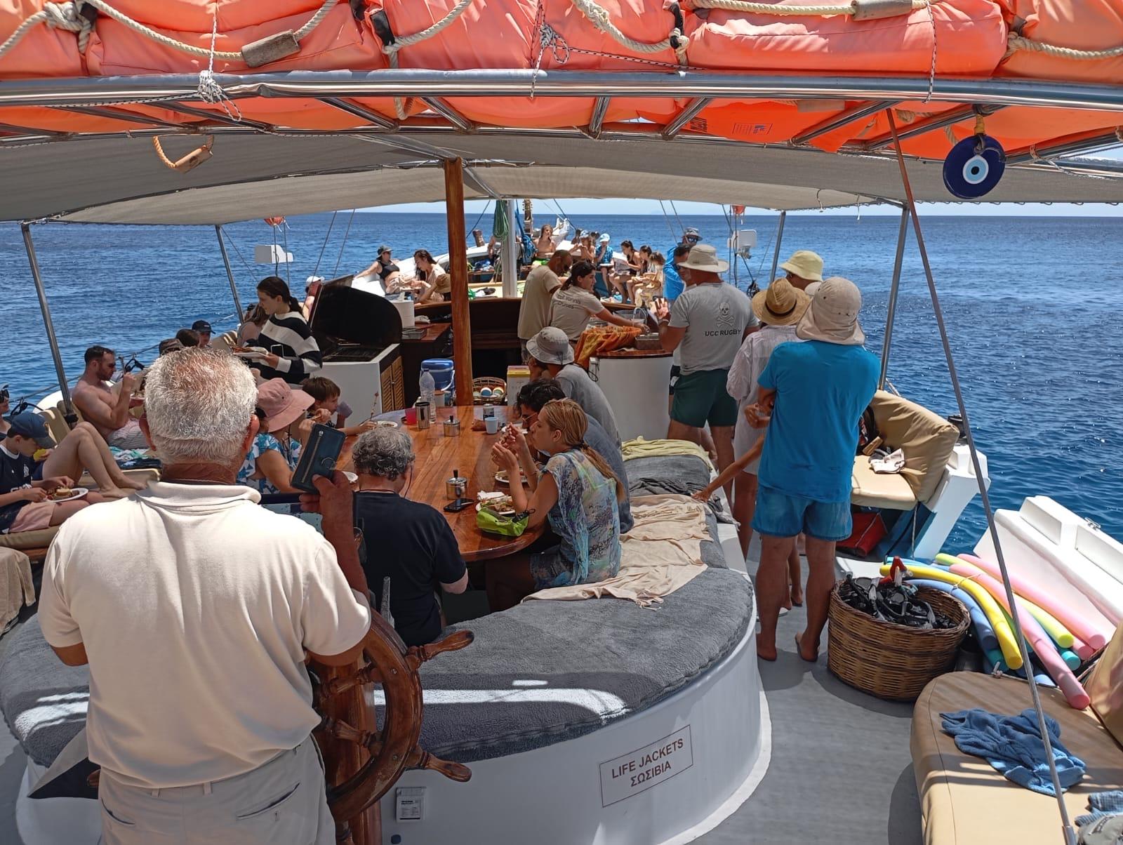 Koufonisia & South Naxos Yacht Cruise with Greek BBQ