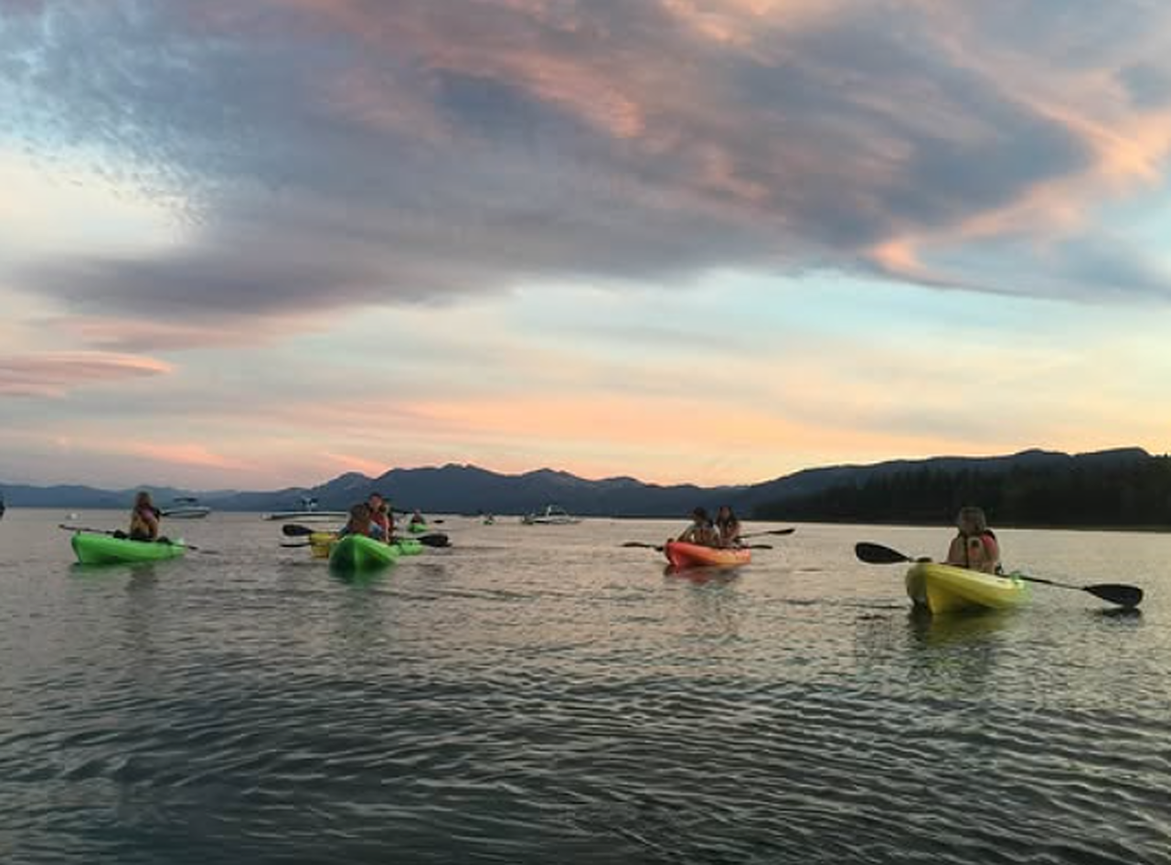 West Shore Kayak Adventure from Tahoe City