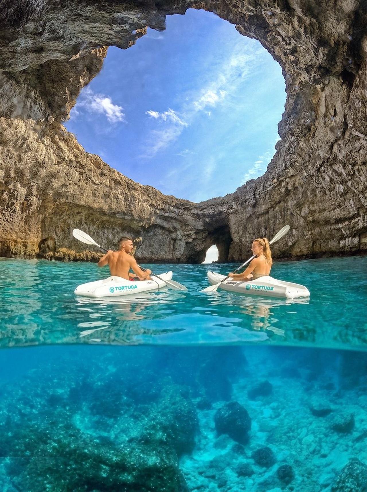 Coral Lagoon & Cave Kayaking Adventure