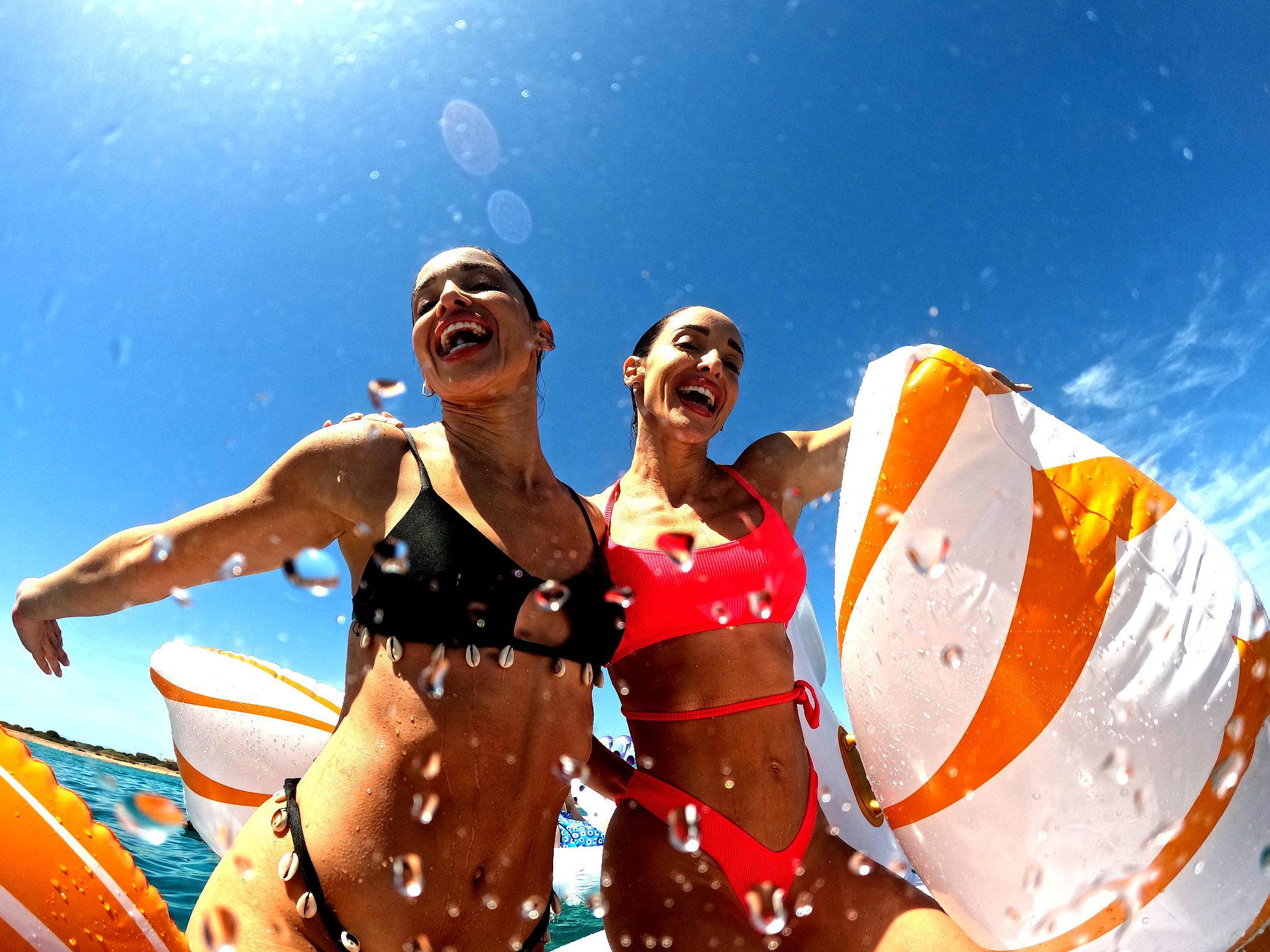 Three-Island Swimming & Party Cruise from Athens