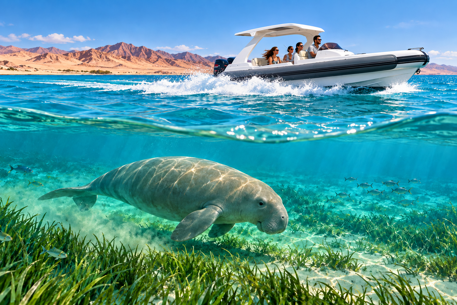 Dugong & Sea Turtle Snorkeling Adventure by Speedboat