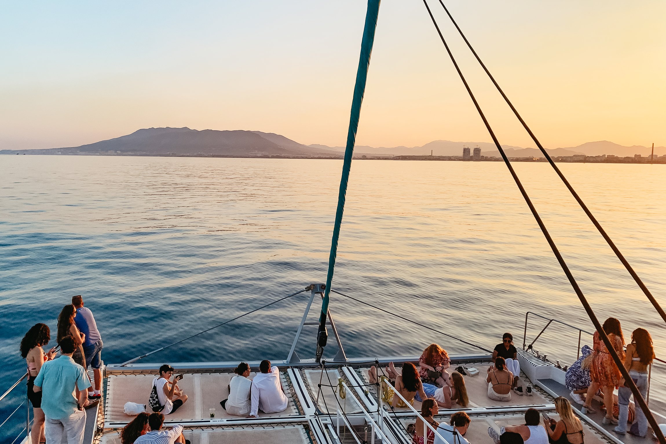 Malaga Scenic Catamaran Cruise with Sunset & Cava Options