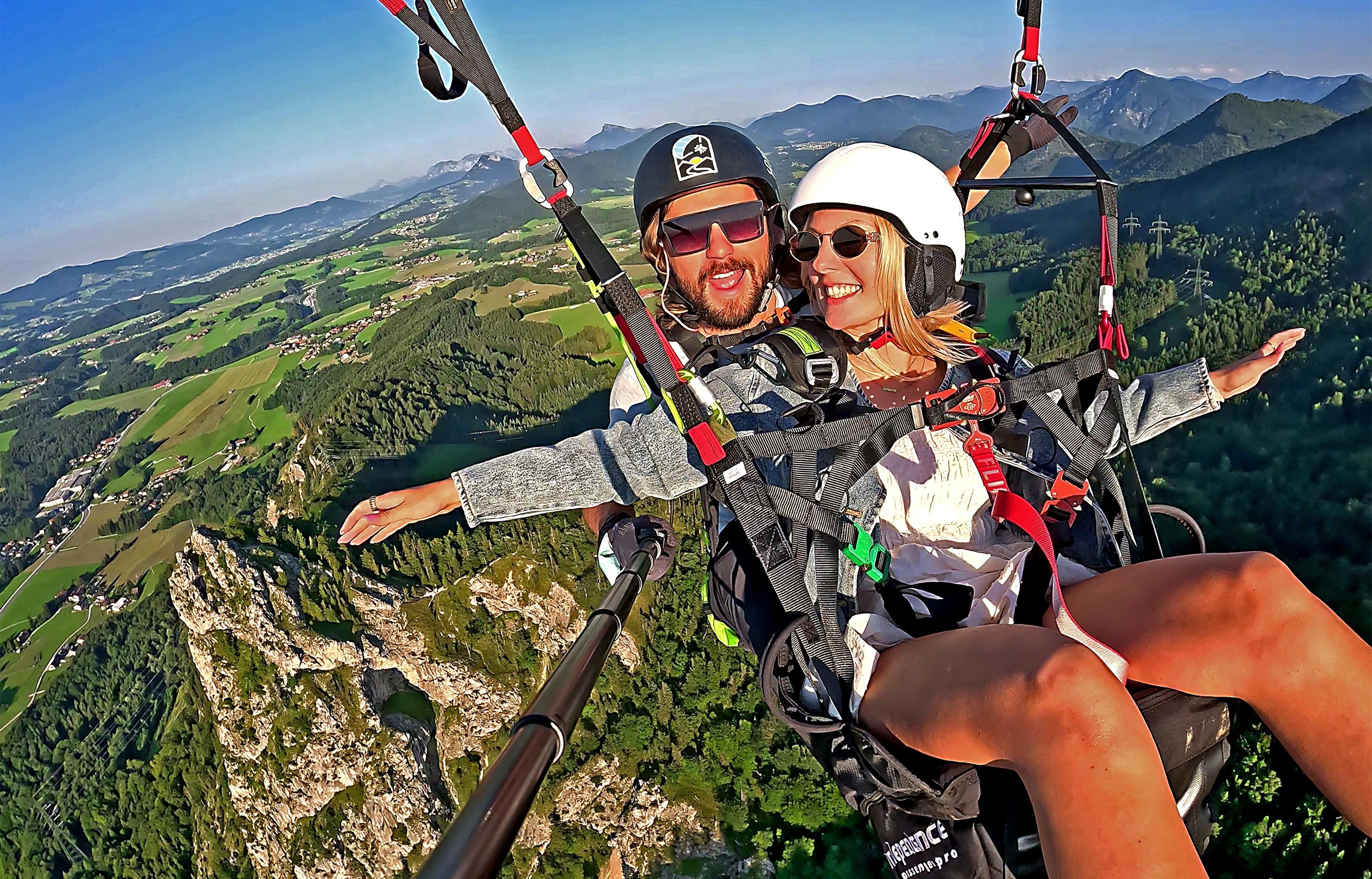 Gaisberg Mountain Tandem Paragliding Over Salzburg