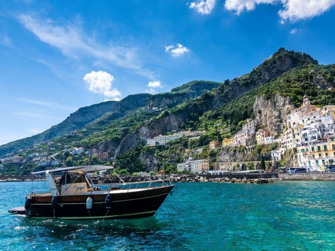 Amalfi Coast Private Boat Experience with Swimming & Aperitif