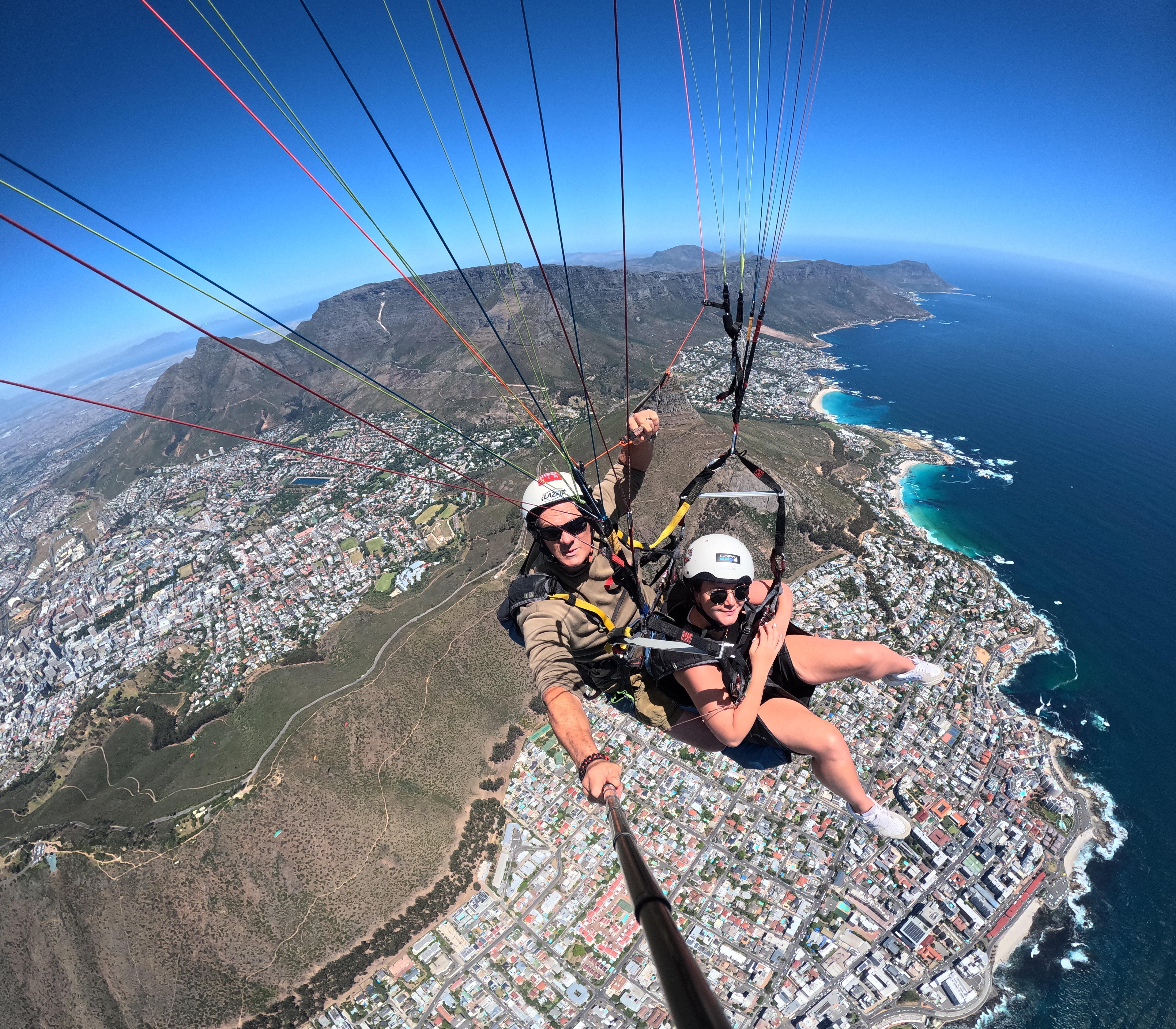 Cape Town Tandem Paragliding with Table Mountain Views