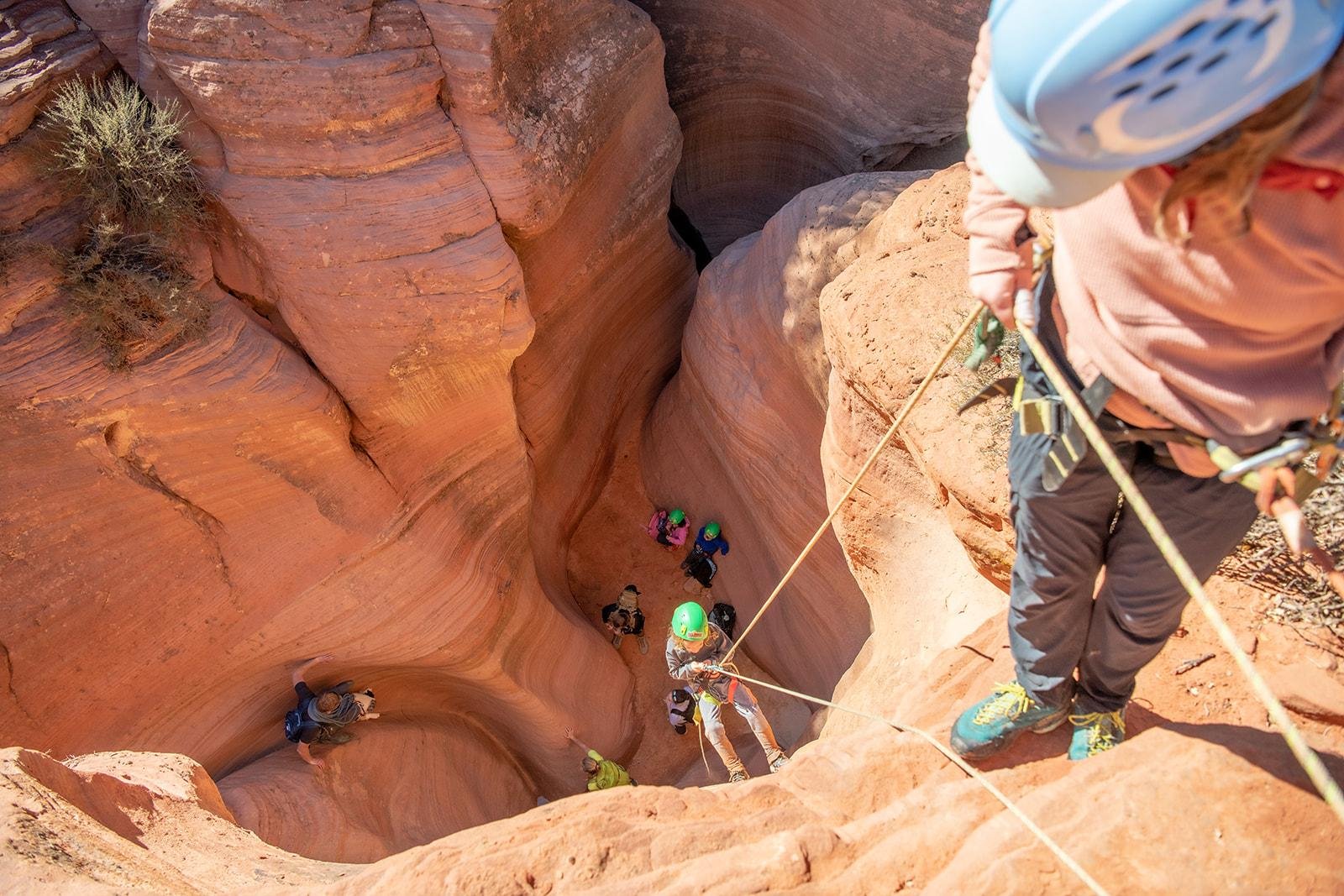 Private Slot Canyon Adventure with Rappelling in Kanab