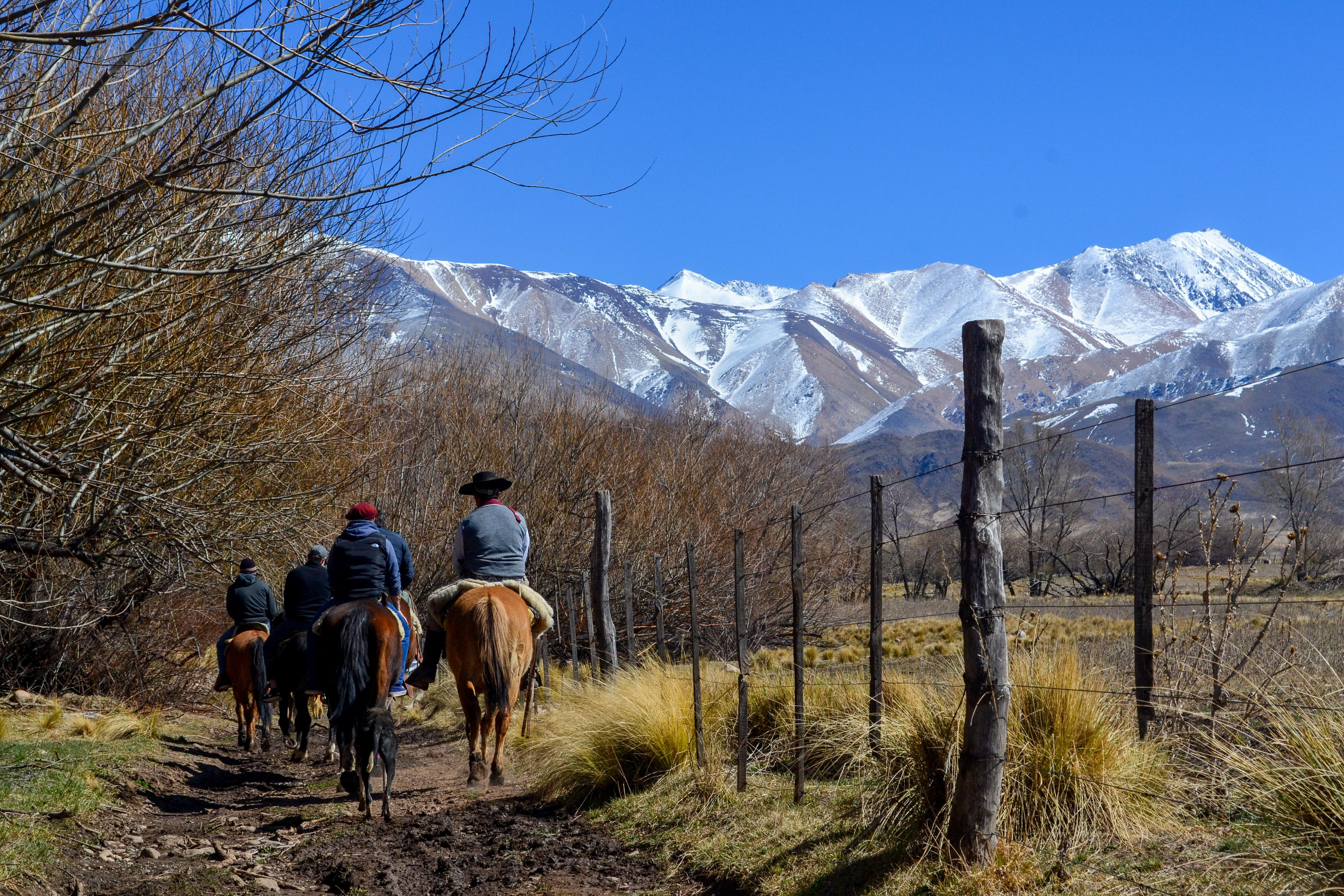 Andes Horseback Ride with Gaucho Asado & Wine