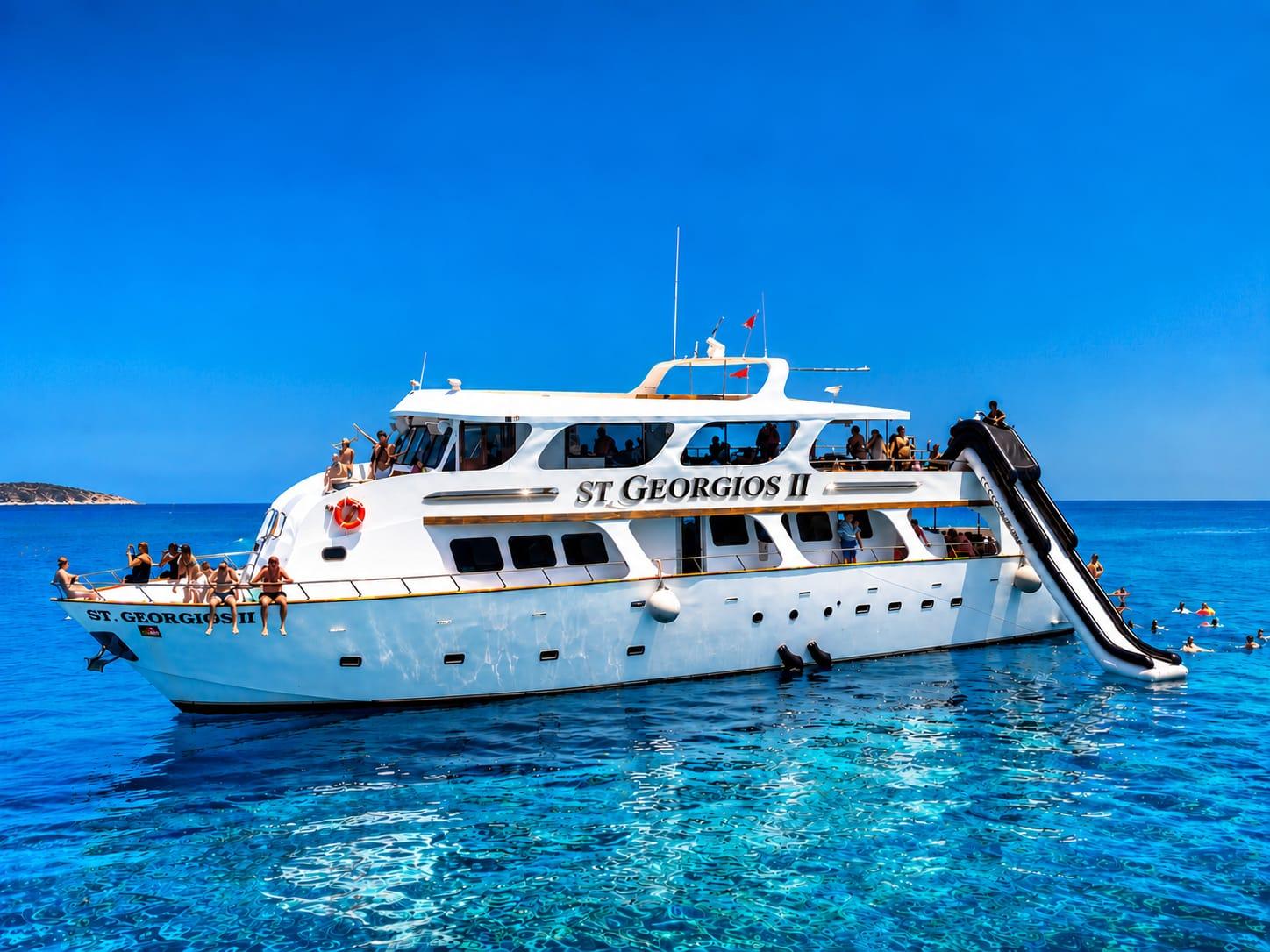 St Georgios II Luxury Yacht Cruise with BBQ & Water Slide