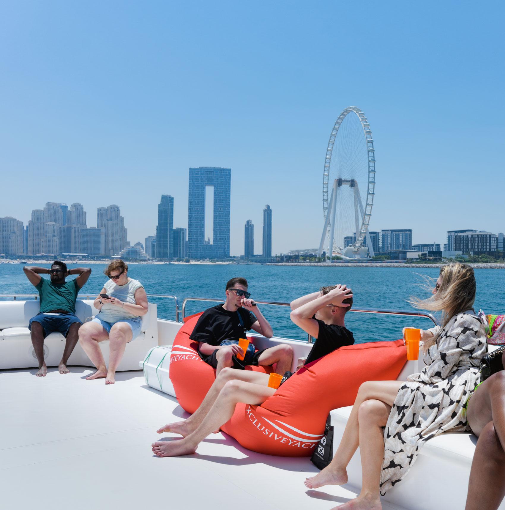 Dubai Marina Yacht Cruise with Drinks & Skyline Views