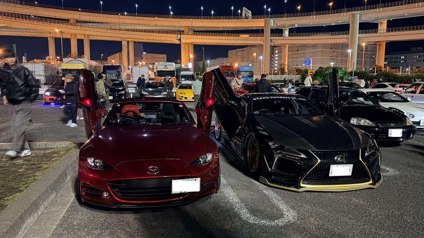 Tokyo: Daikoku PA JDM Night Drive & Car Meet