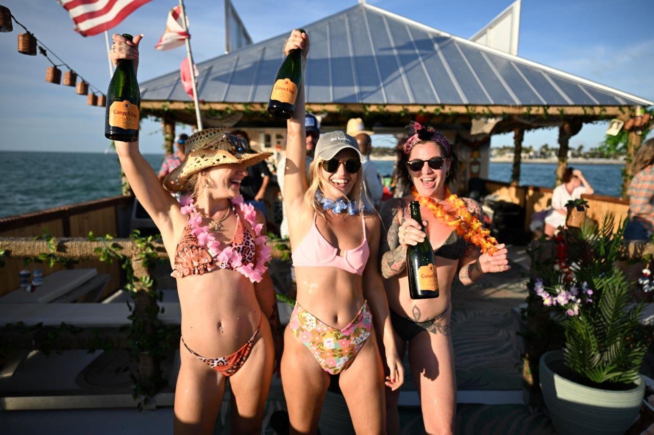Key West Tiki Boat Sandbar Expedition