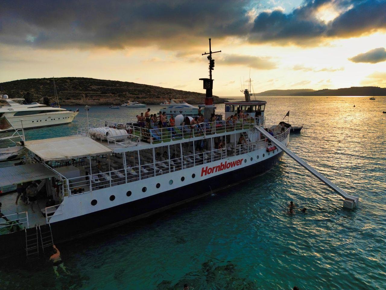 Blue Lagoon Evening Cruise with Water Slides