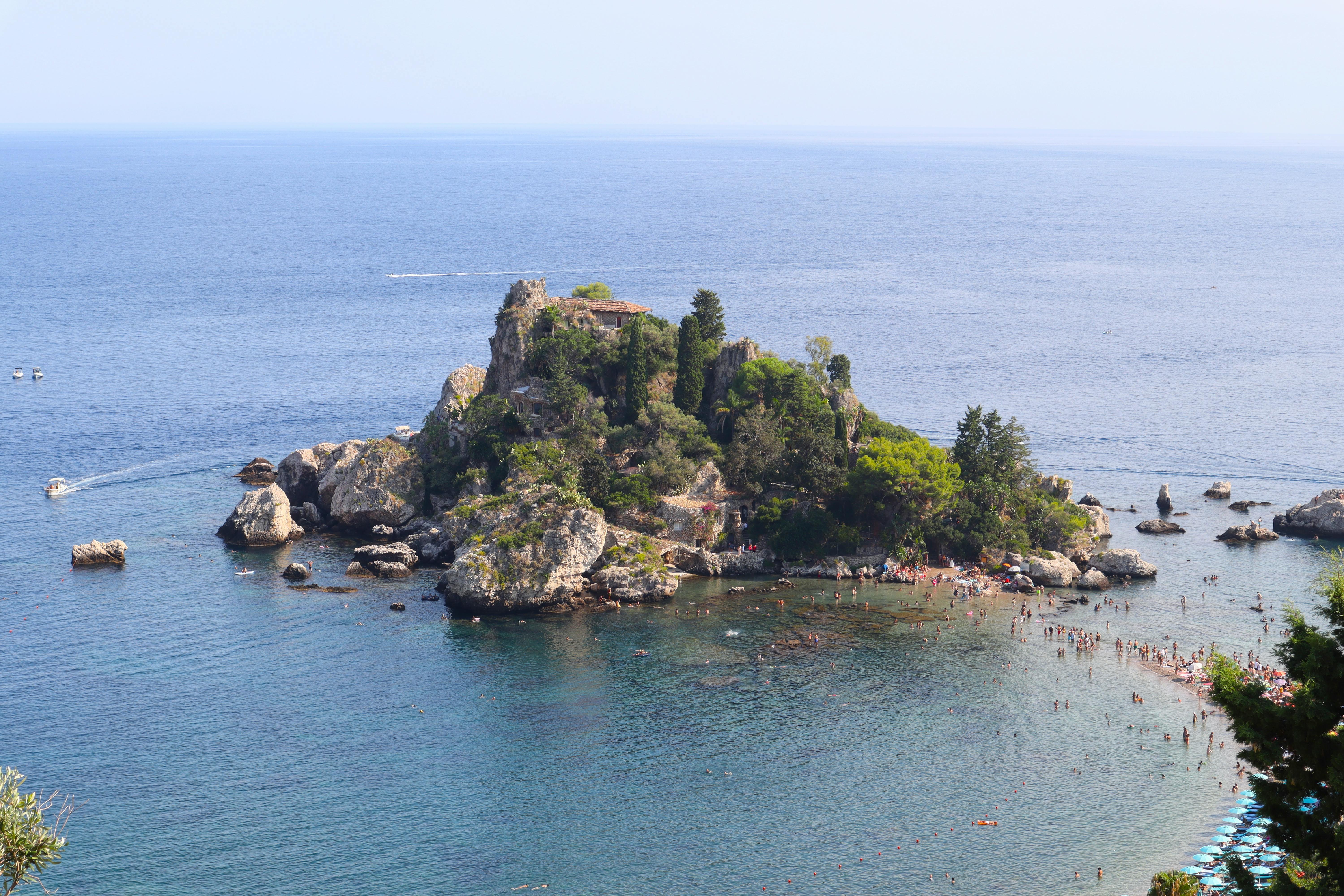 Taormina Blue Caves & Isola Bella Boat Adventure