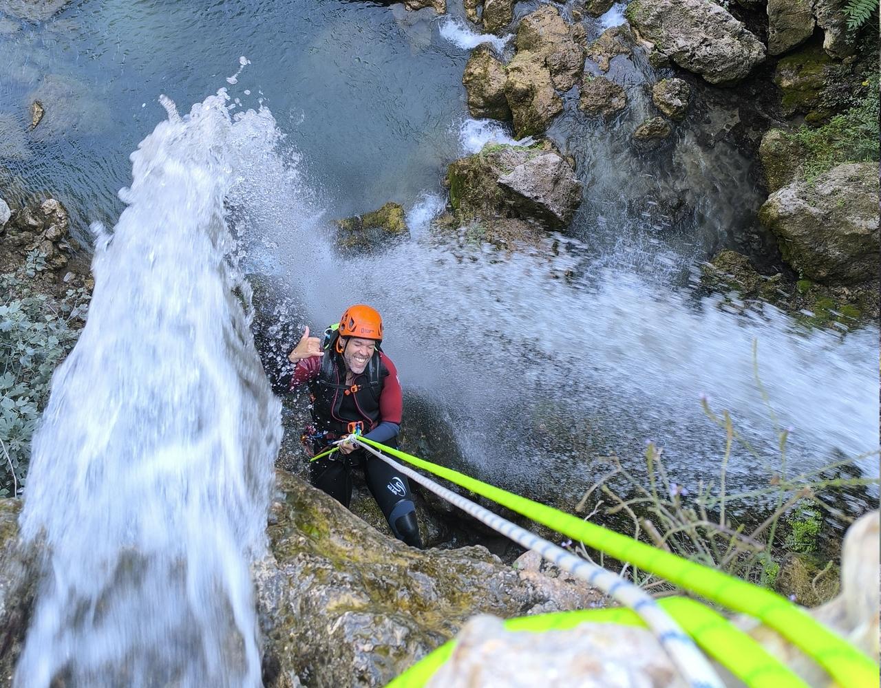 Water Canyoning Adventure at Gorgo de la Escalera