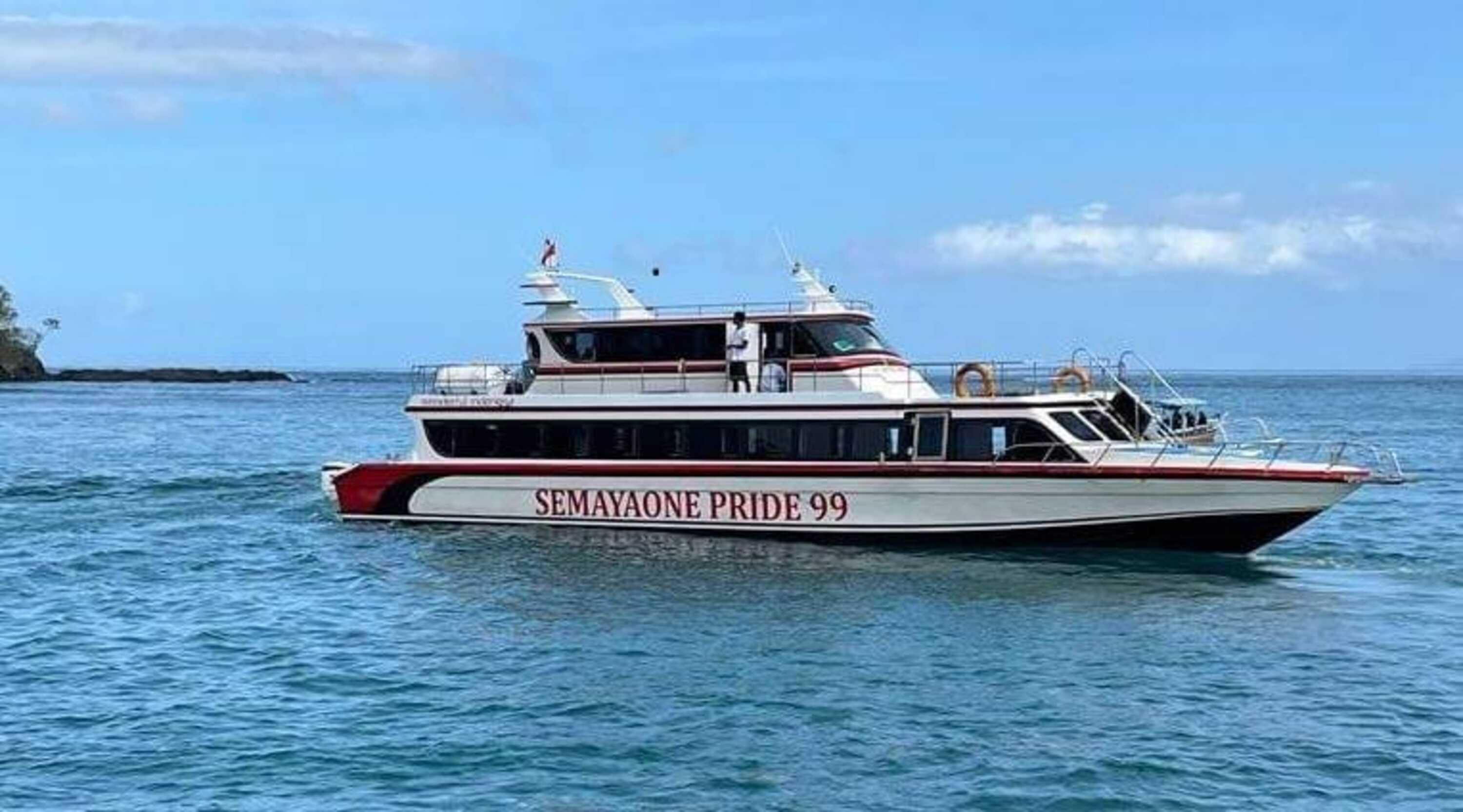 Gili Air to Sanur Scenic Fast Boat Transfer