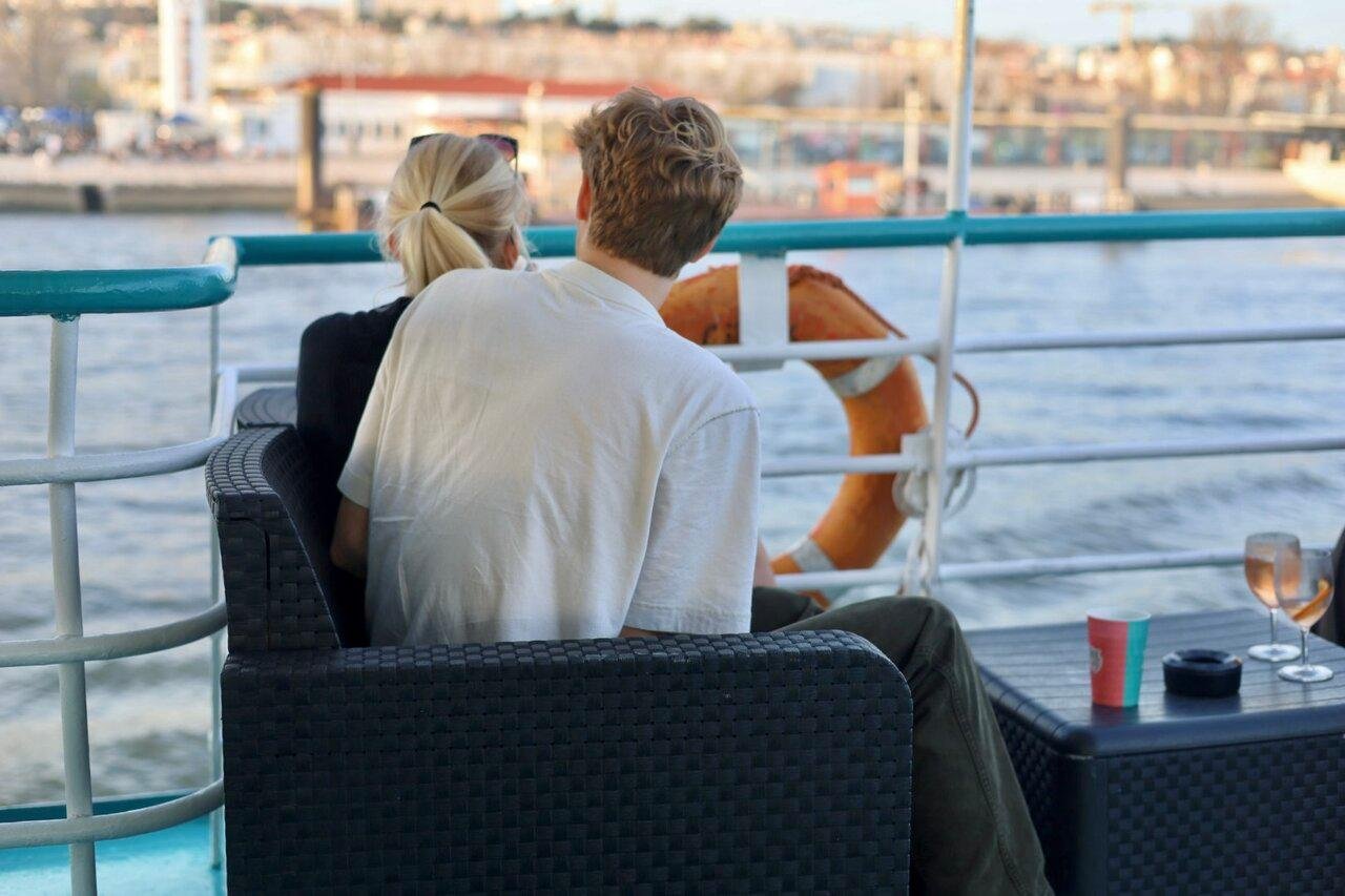 Lisbon Sunset Cruise on the Tagus River with Welcome Drink