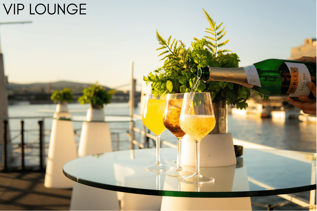 Unlimited Prosecco & Aperol Danube Cruise, Rooftop Terrace