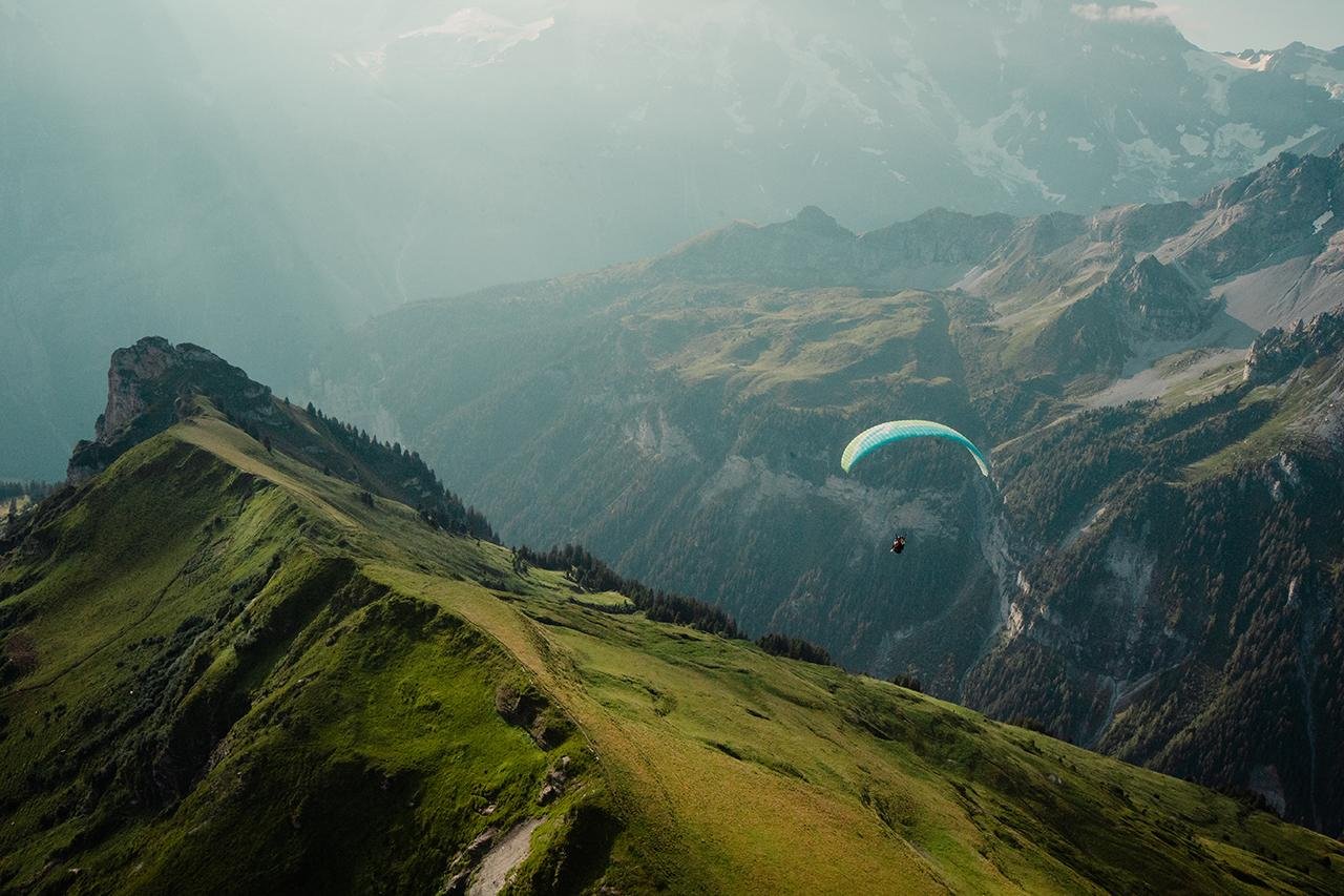 Mürren Paragliding Panorama Tandem Flight