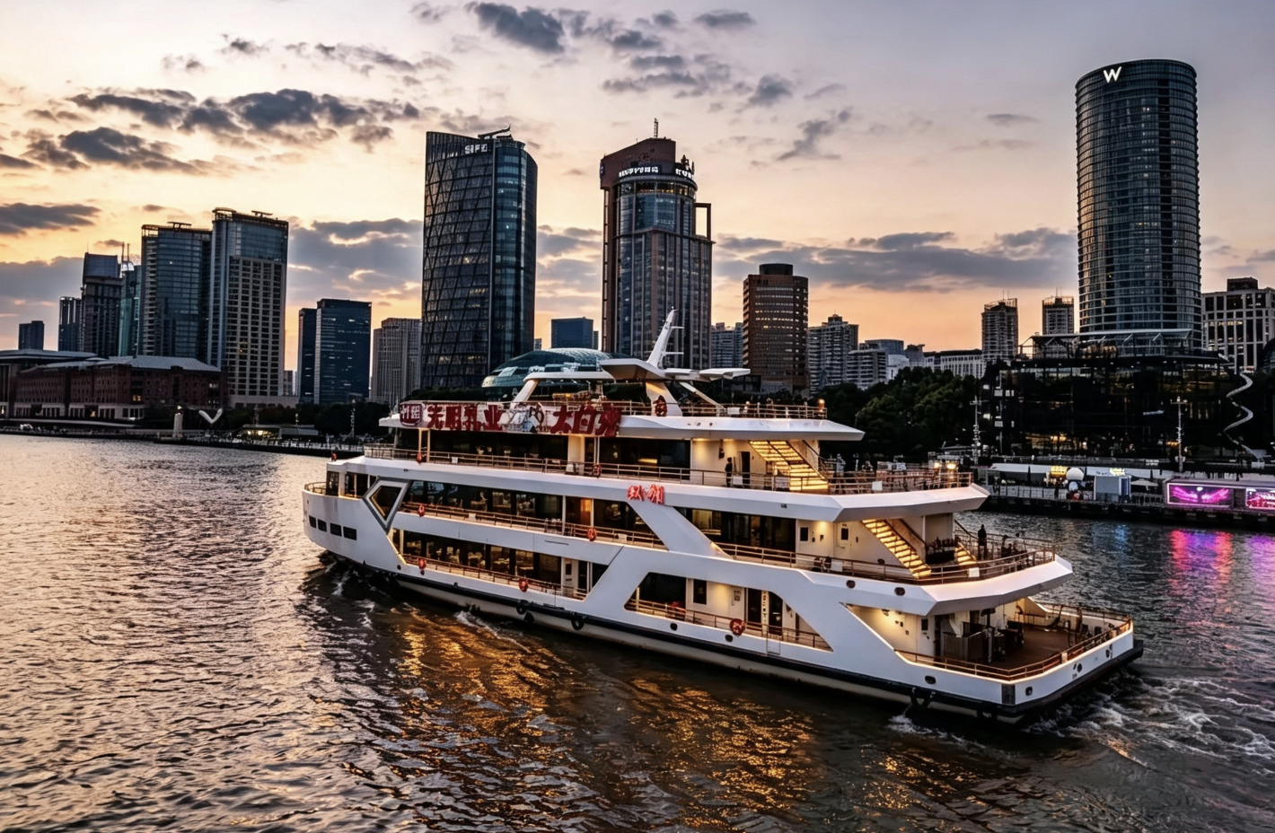 Shanghai Huangpu River Evening Cruise